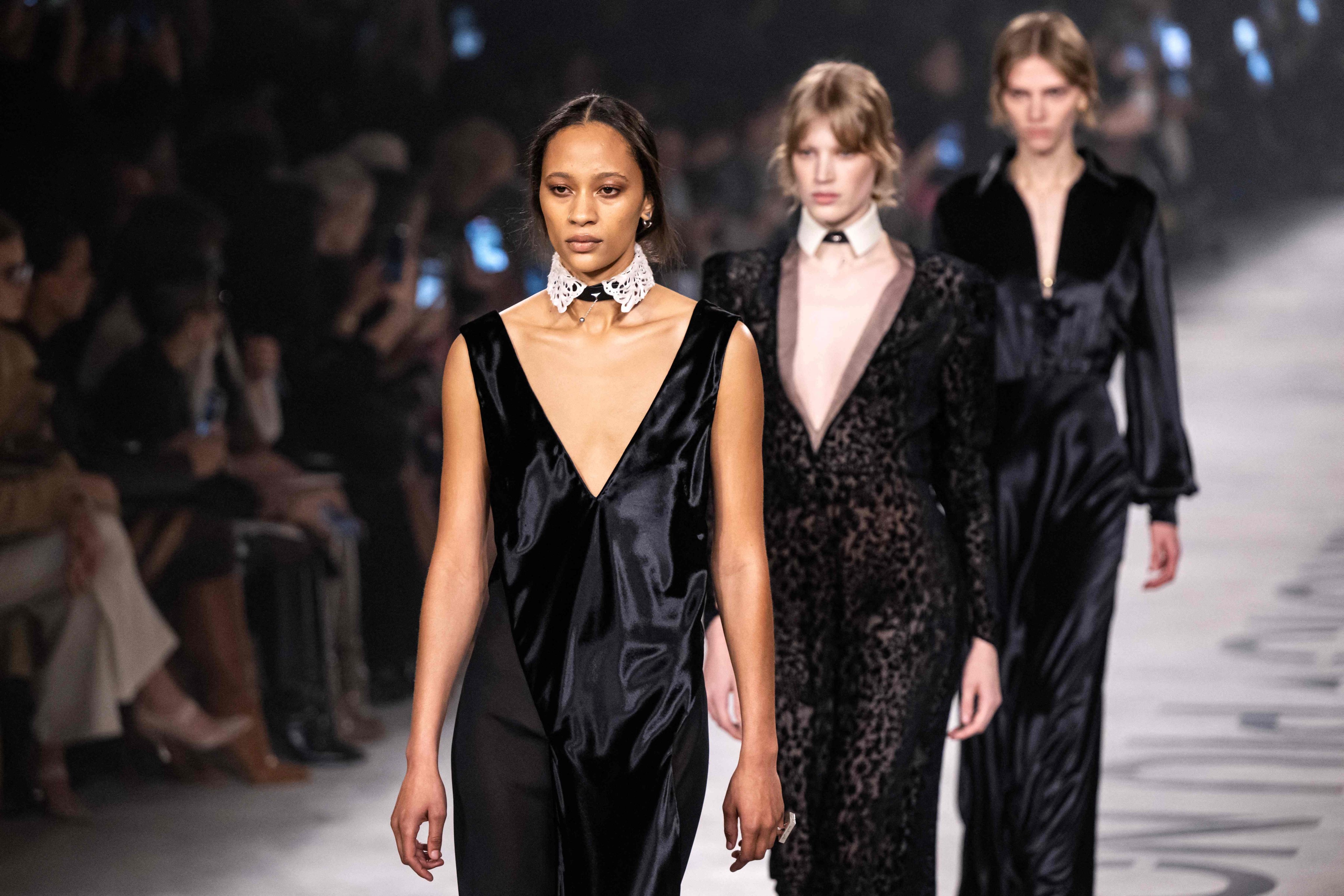 The Fendi show marked the debut of newly appointed creative director Maria Grazia Chiuri. Photo: AFP