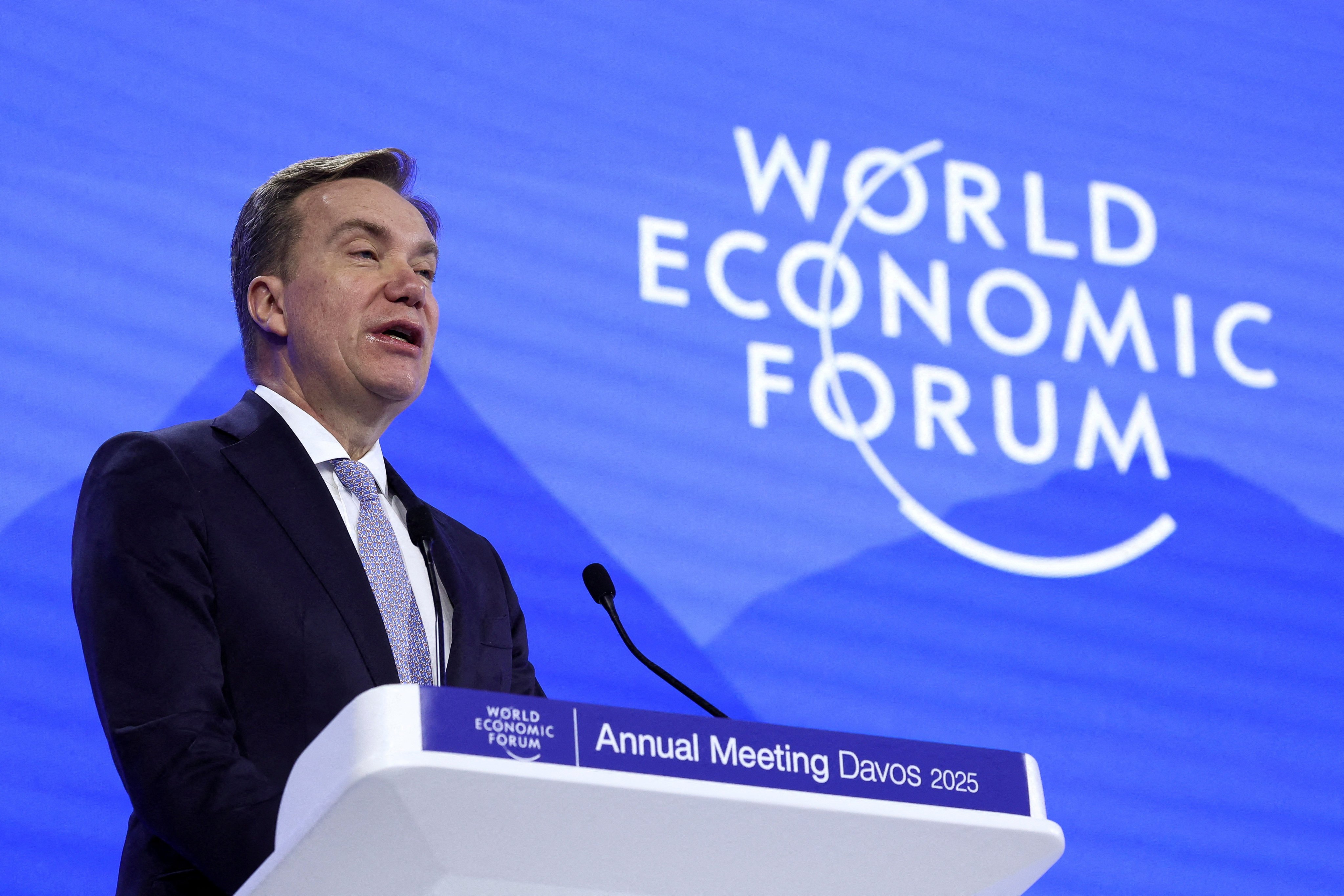 World Economic Forum CEO Borge ​Brende. Photo: Reuters