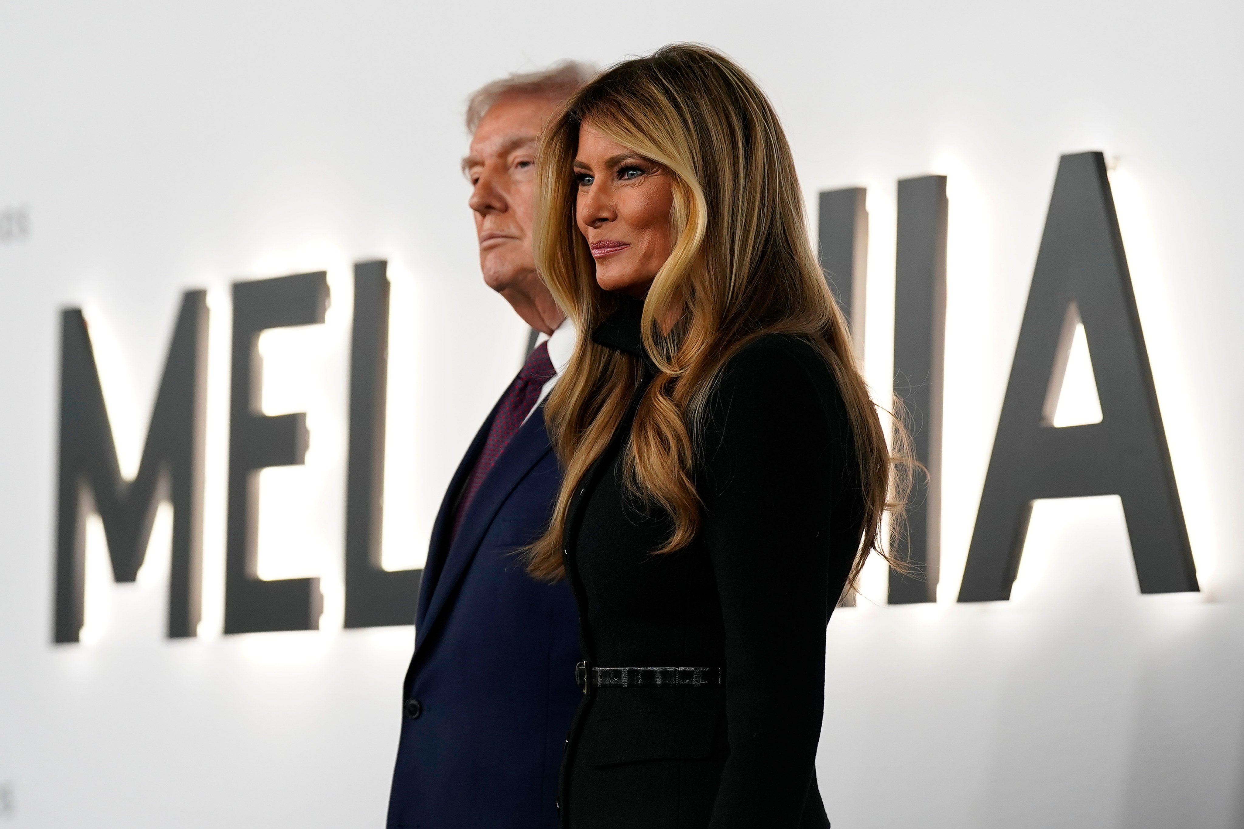 President Donald Trump and first lady Melania Trump arrive for the premiere of her movie Melania on January 29, 2026, in Washington. Photo: AP Photo