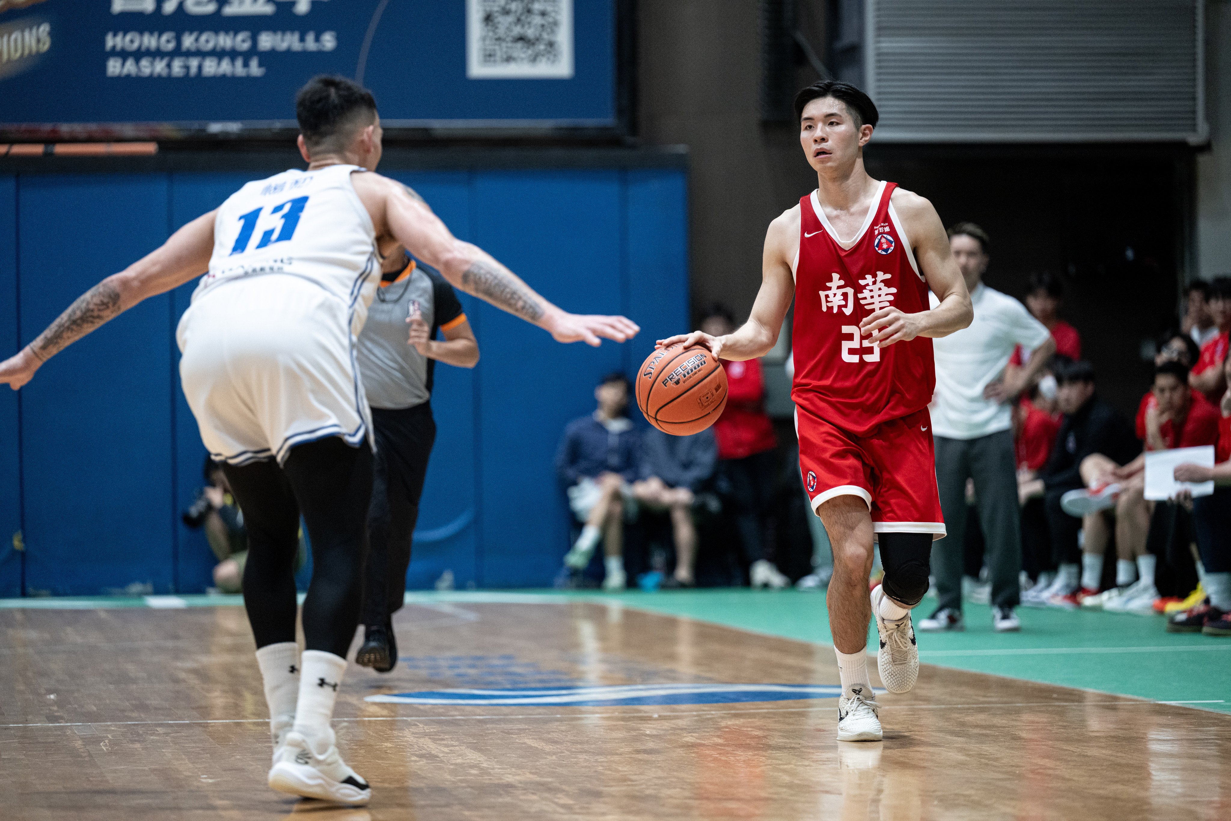 South China guard Kelvin Tsang (right) says the chance to play against full-time professionals will be a “very special experience”. Photo: Handout