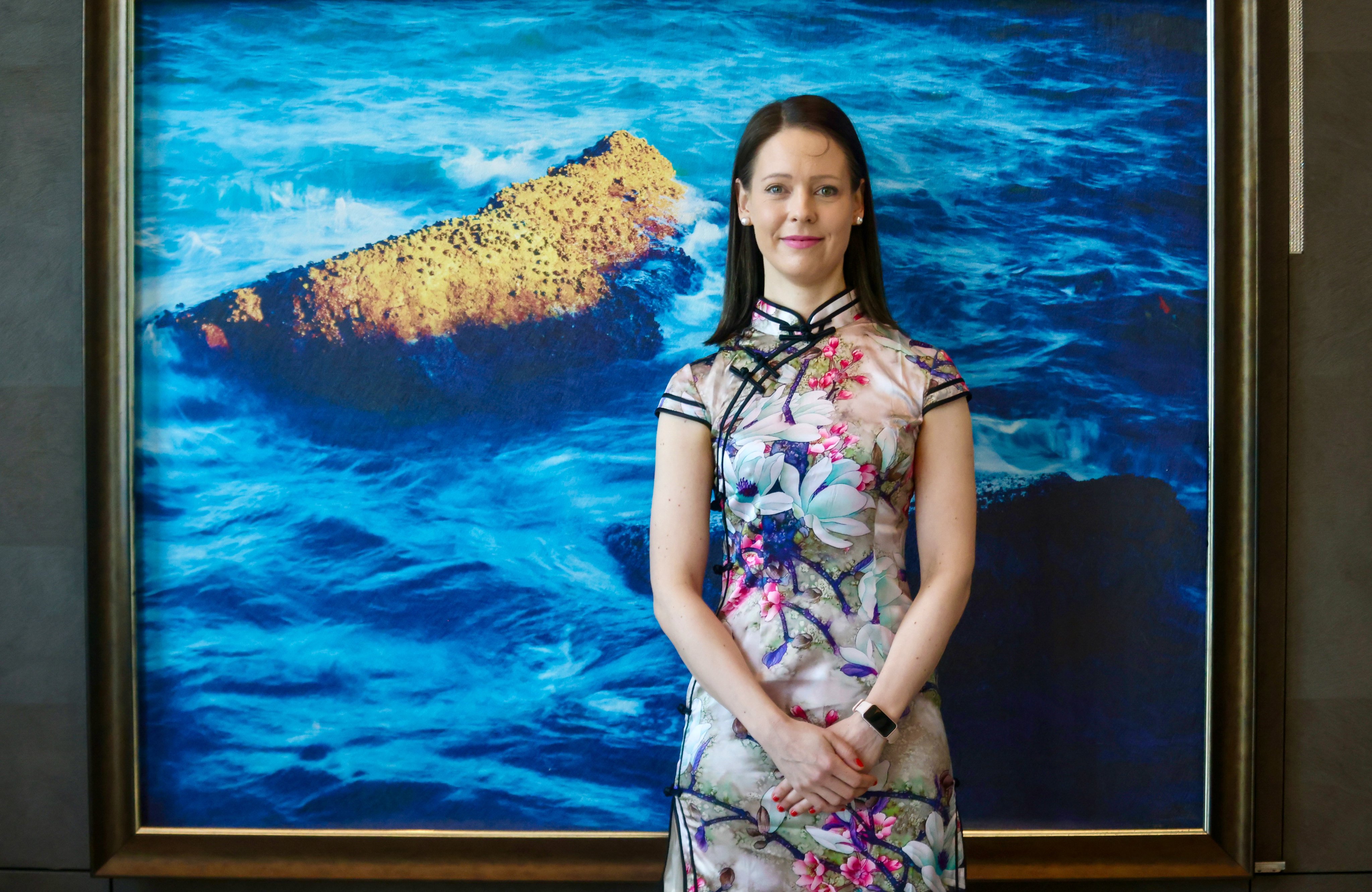 Minna Honkanen, a senior manager at Landscope Reality, was drawn to Hong Kong’s fast-paced lifestyle. Photo Jonathan Wong