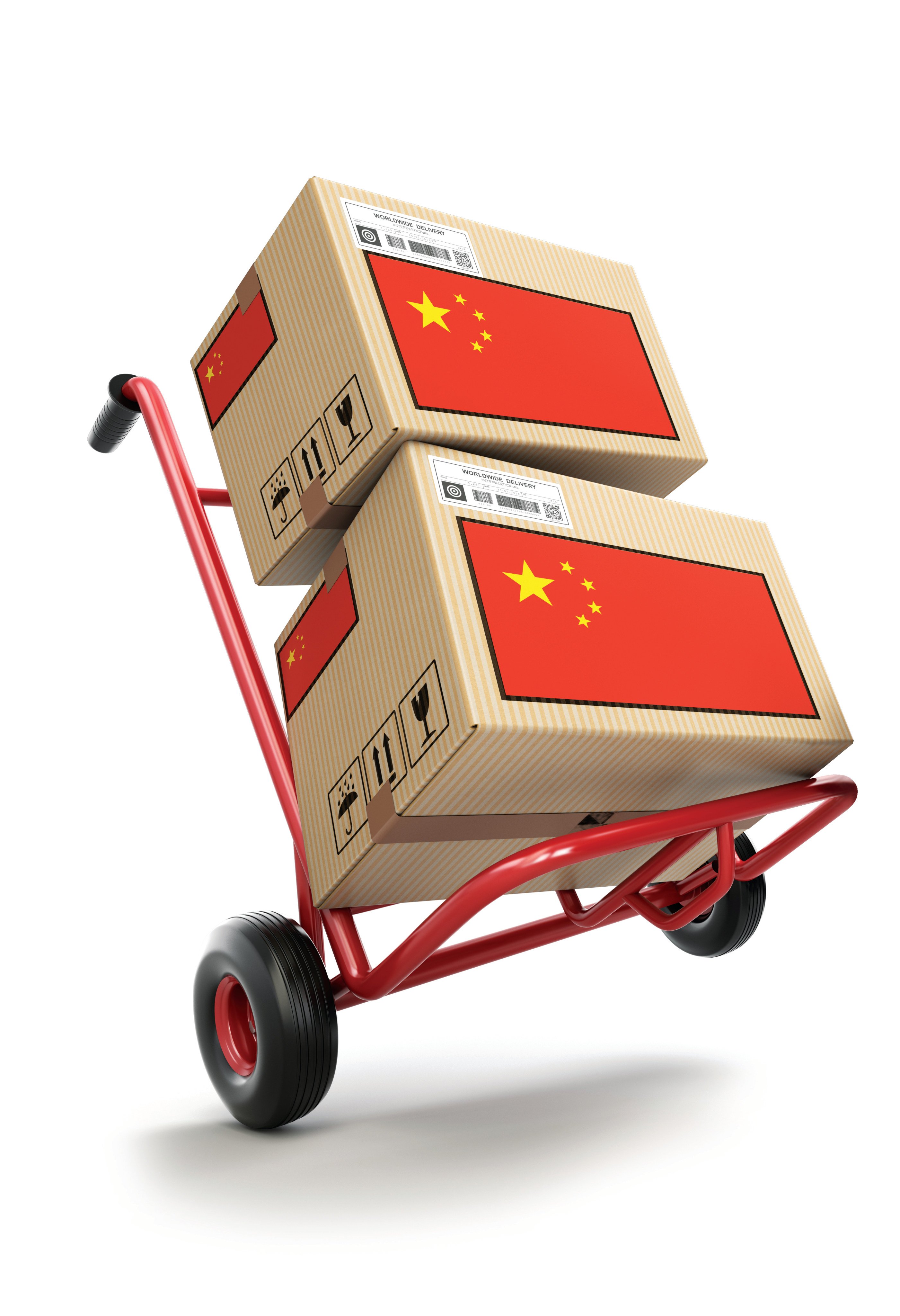 China’s exports soared to record highs in 2025, but those to the US fell 20 per cent for the year, according to customs data.