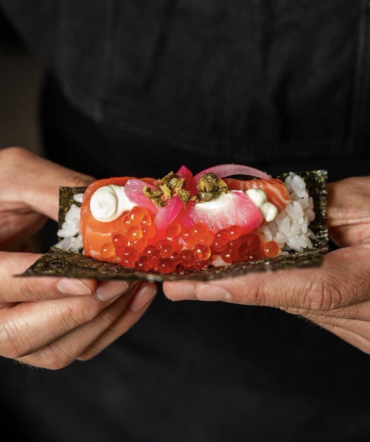 Handrolls served fresh at Roru Baru. Photo: Roru Baru