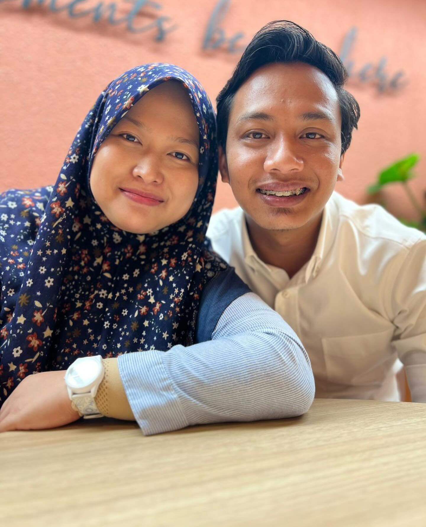 Fahim Zainol and wife Nur Hidayah Abd Jabar celebrate his birthday in October 2024. Photo: Facebook/Fahmi Zainol