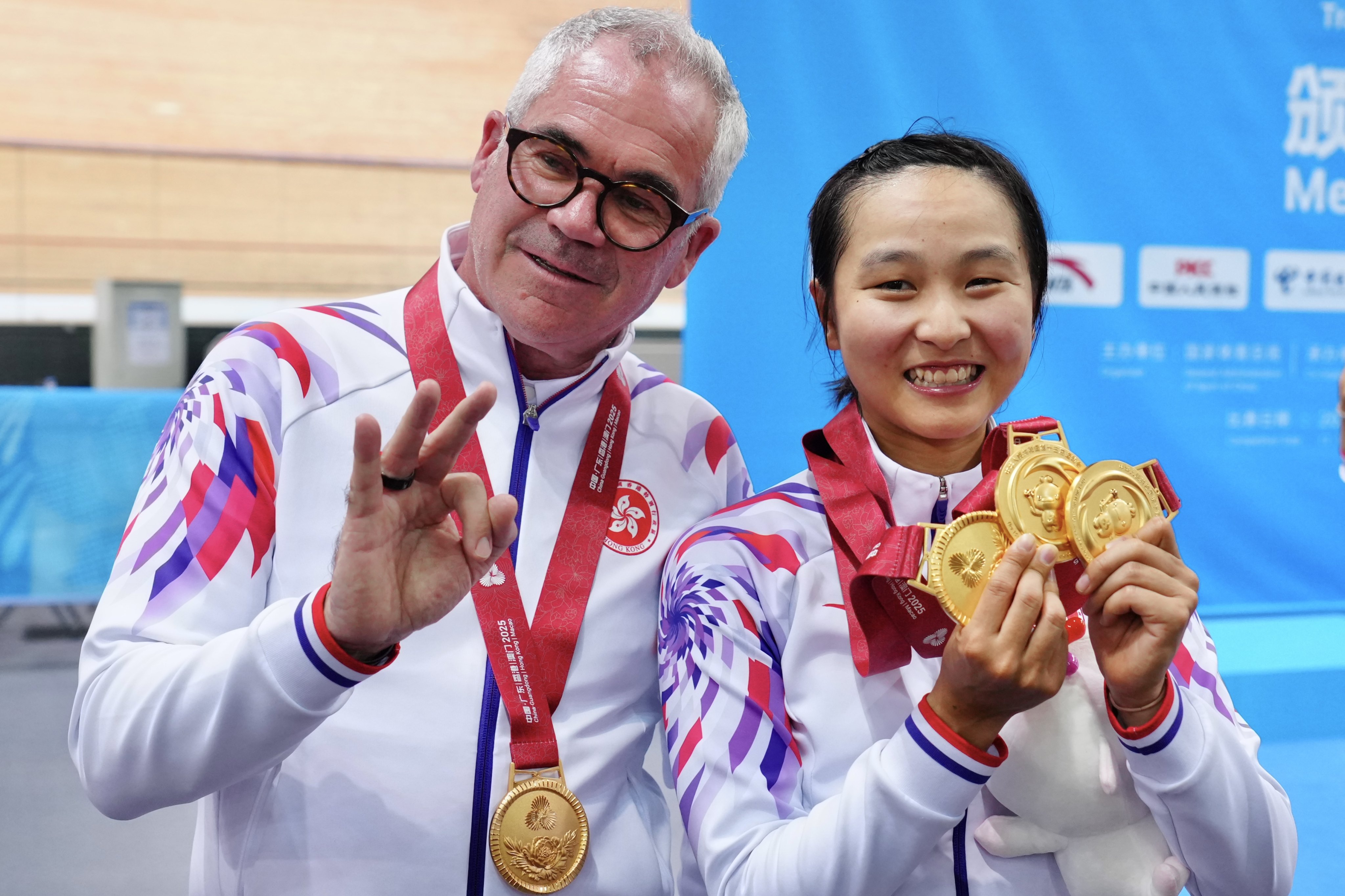 Herve Dagorne is aiming for more Hong Kong glory after helping Ceci Lee claim three National Games golds. Photo: Karma Lo