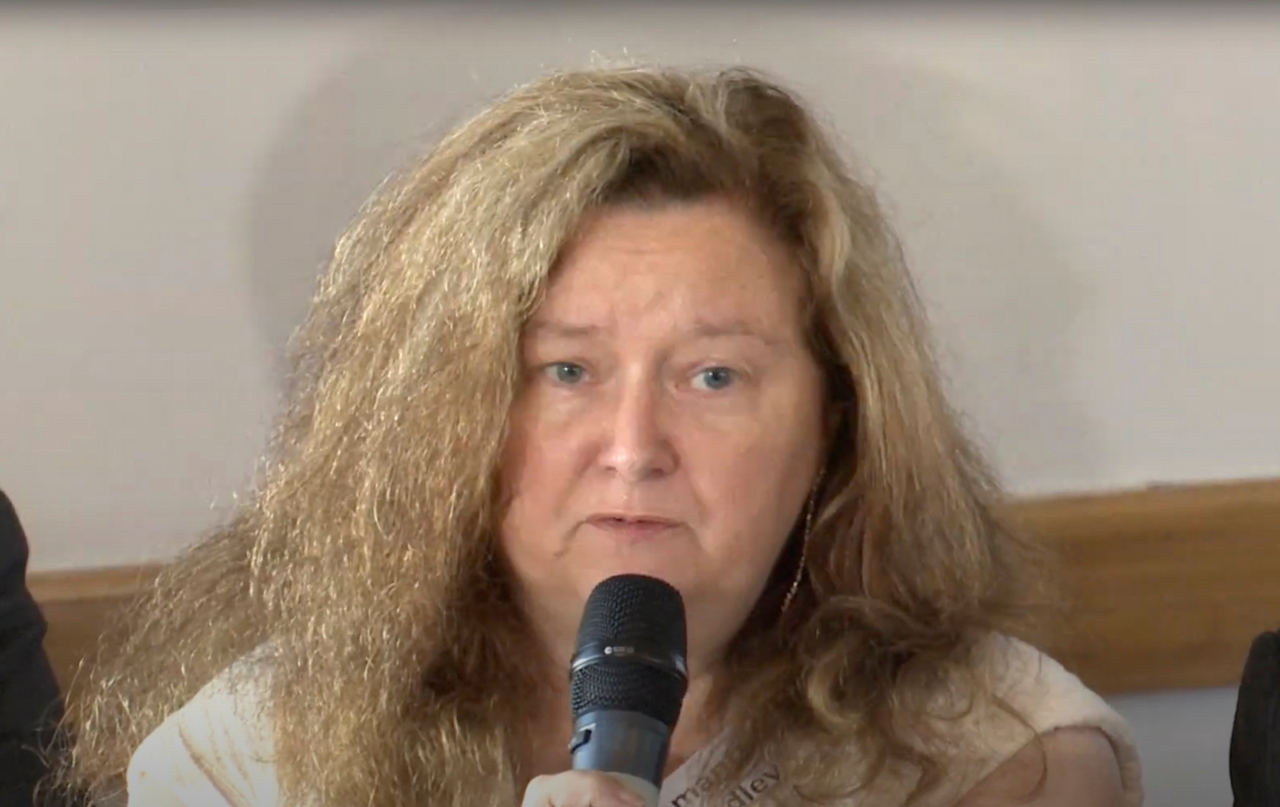 A video screenshot of Samantha Jane Bradley. Relations between the lawyer and her former employer soured in October 2020. Photo: YouTube