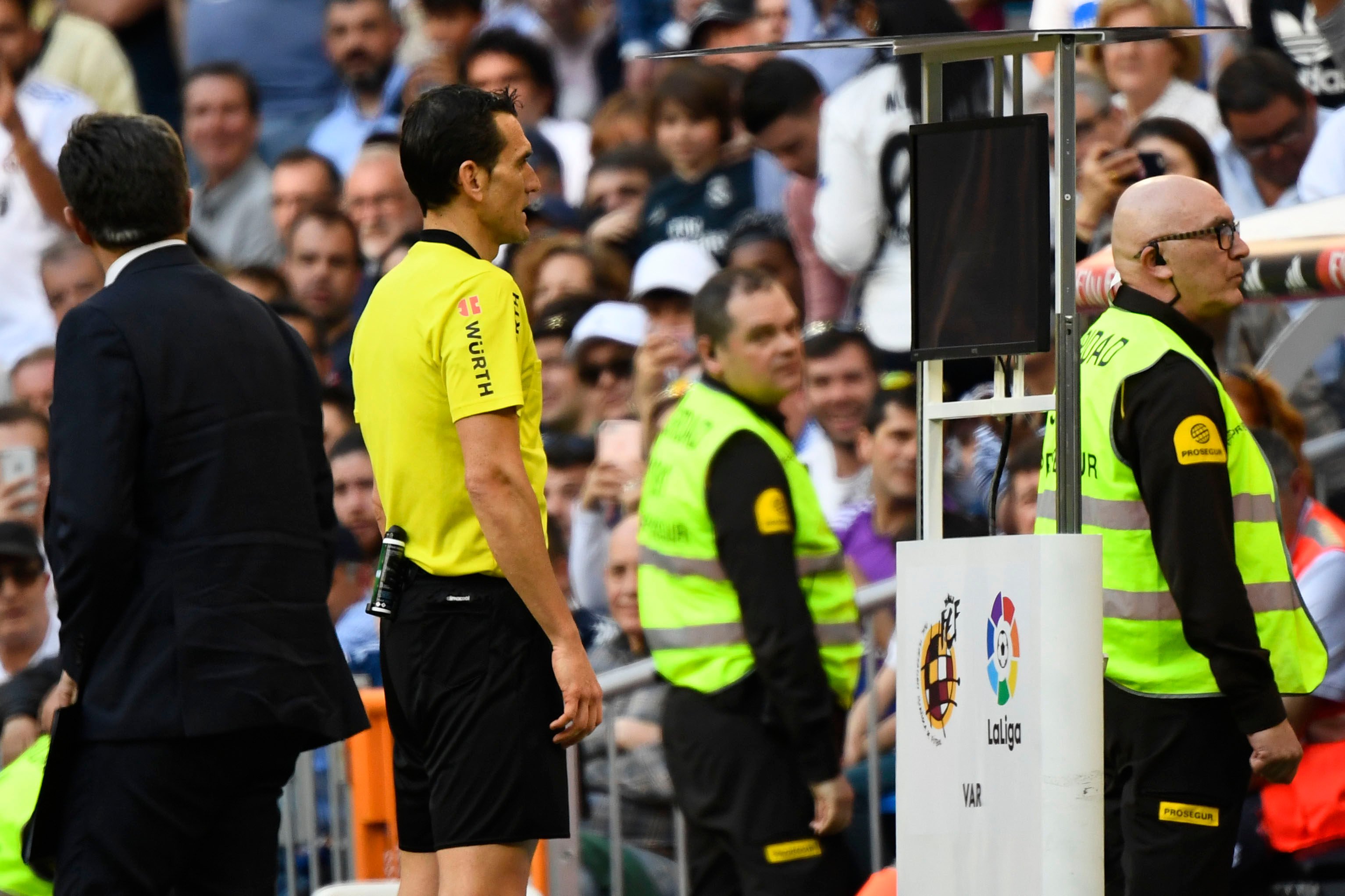 The International Football Association Board signed off on three changes to the VAR (video assistant referee) protocol on Saturday. Photo: AFP