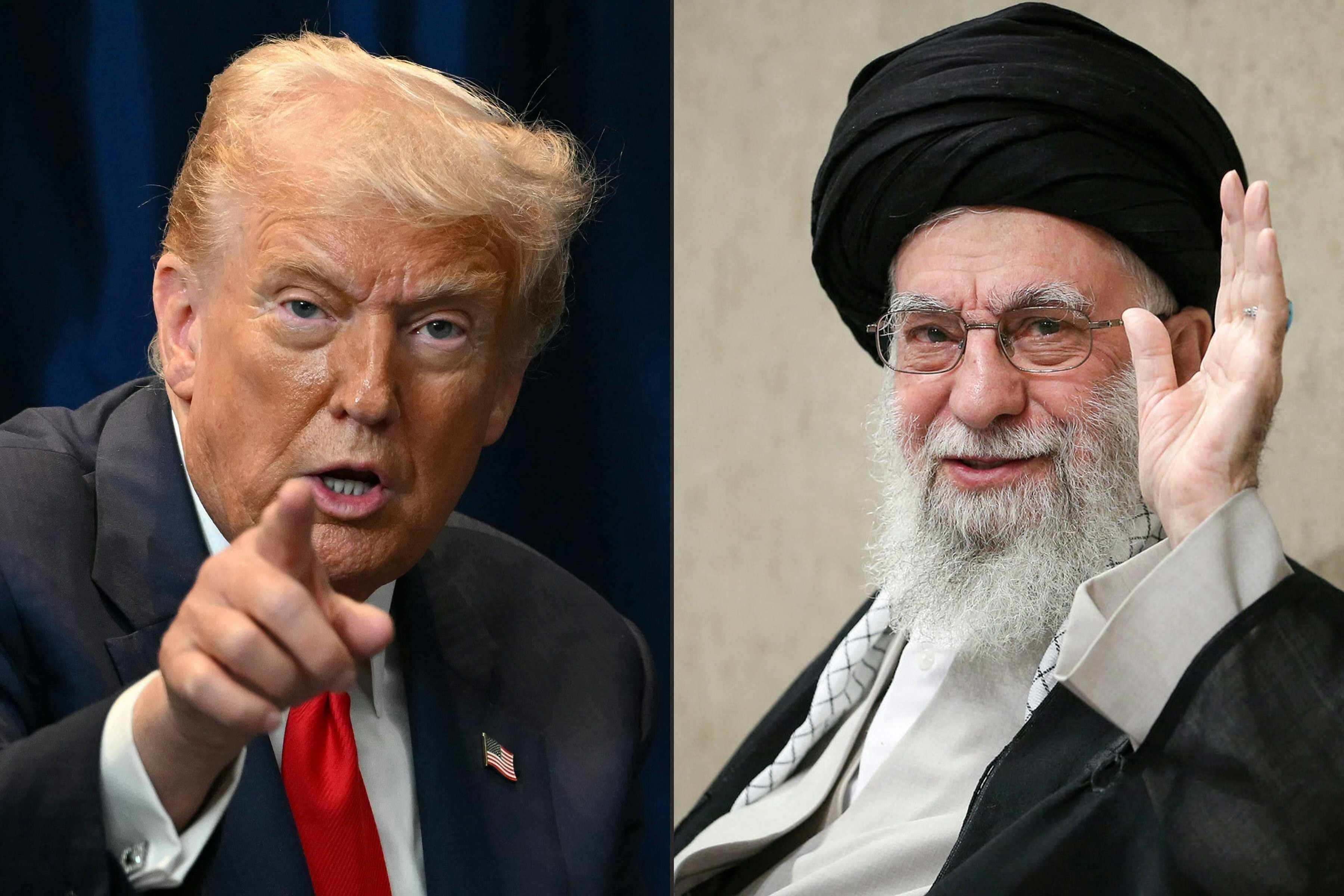 A handful of key players, including US President Donald Trump and Iran’s Ayatollah Ali Khamenei, will decide what happens next after the US and Israel launched strikes against Iran on Saturday. Photos: via AFP