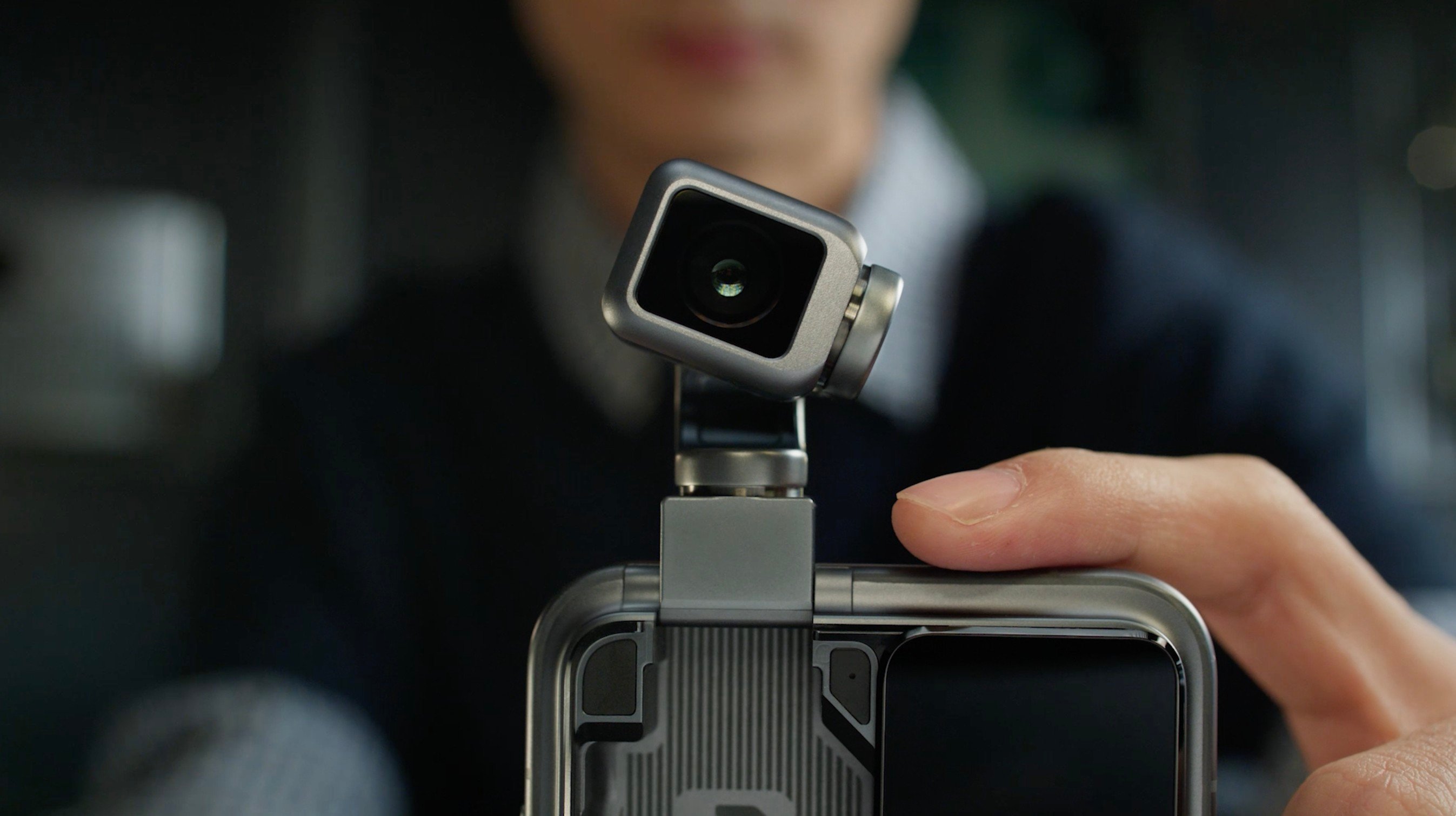 Honor gives a preview of its robot phone, which features a fold-out gimbal-attached camera, ahead of MWC Barcelona. Photo: Handout