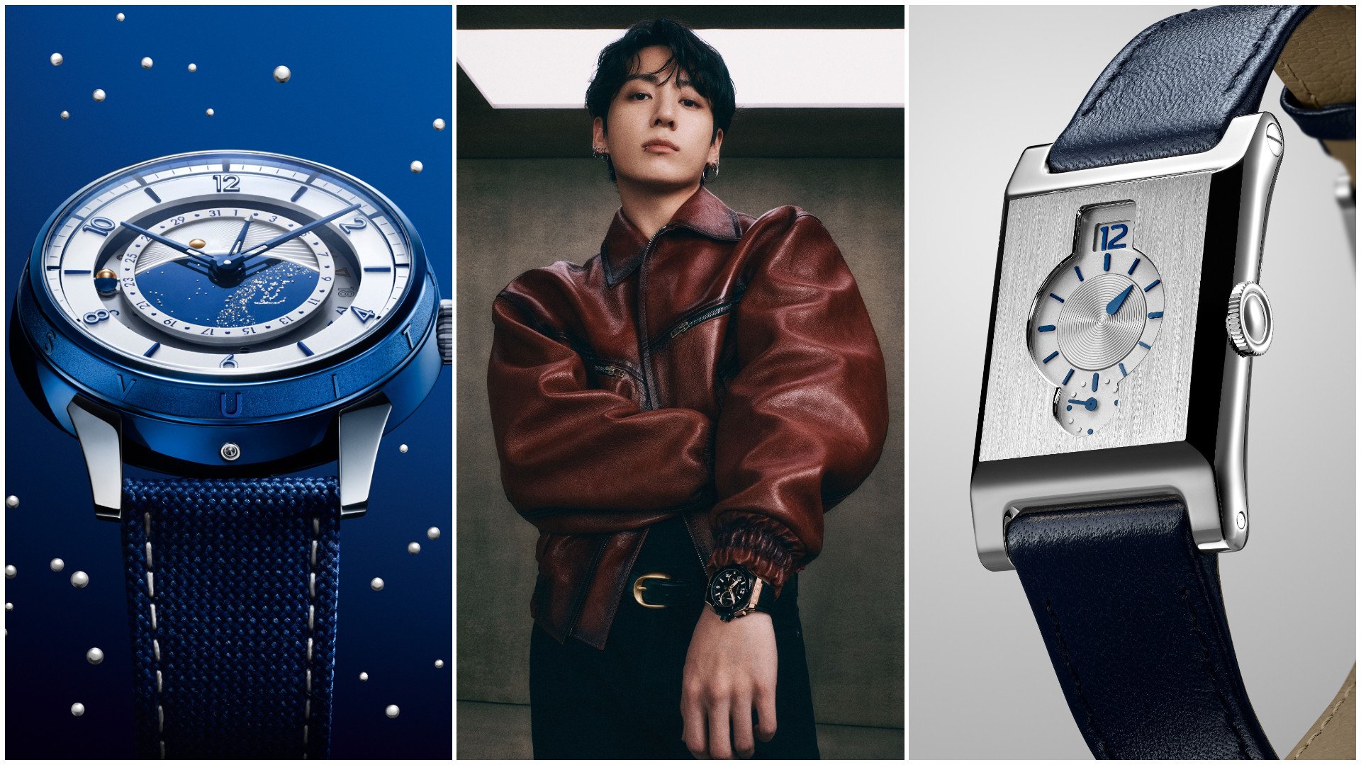 Louis Vuitton collaborates with De Bethune on the Louis Varius; Jungkook is announced as ambassador for Hublot; and the Swiss jump-hour watch brand Niton is revived. Photos: Handout
