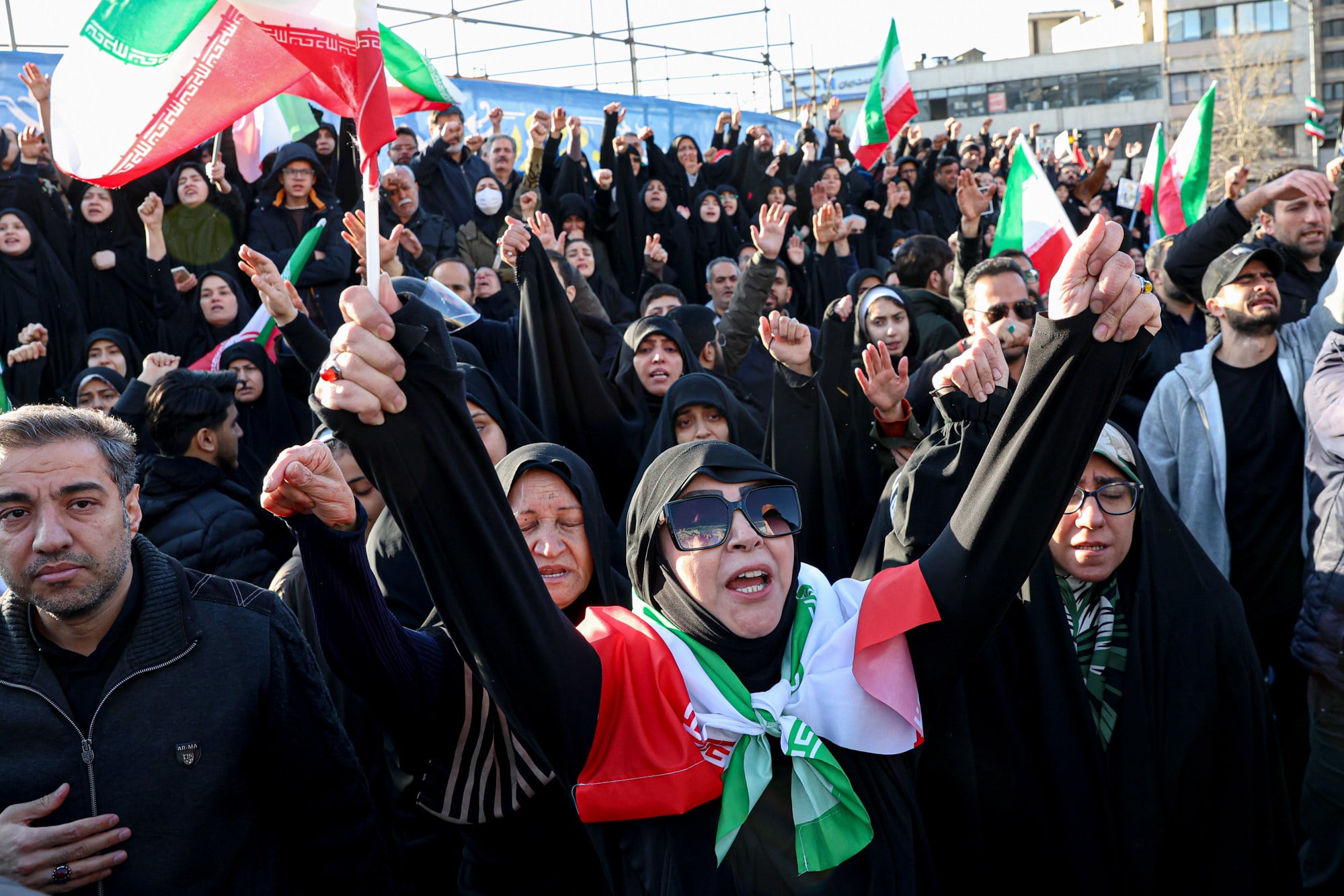 People mourn Ayatollah Ali Khamenei in Tehran, Iran, March 1, 2026. Photo: Xinhua