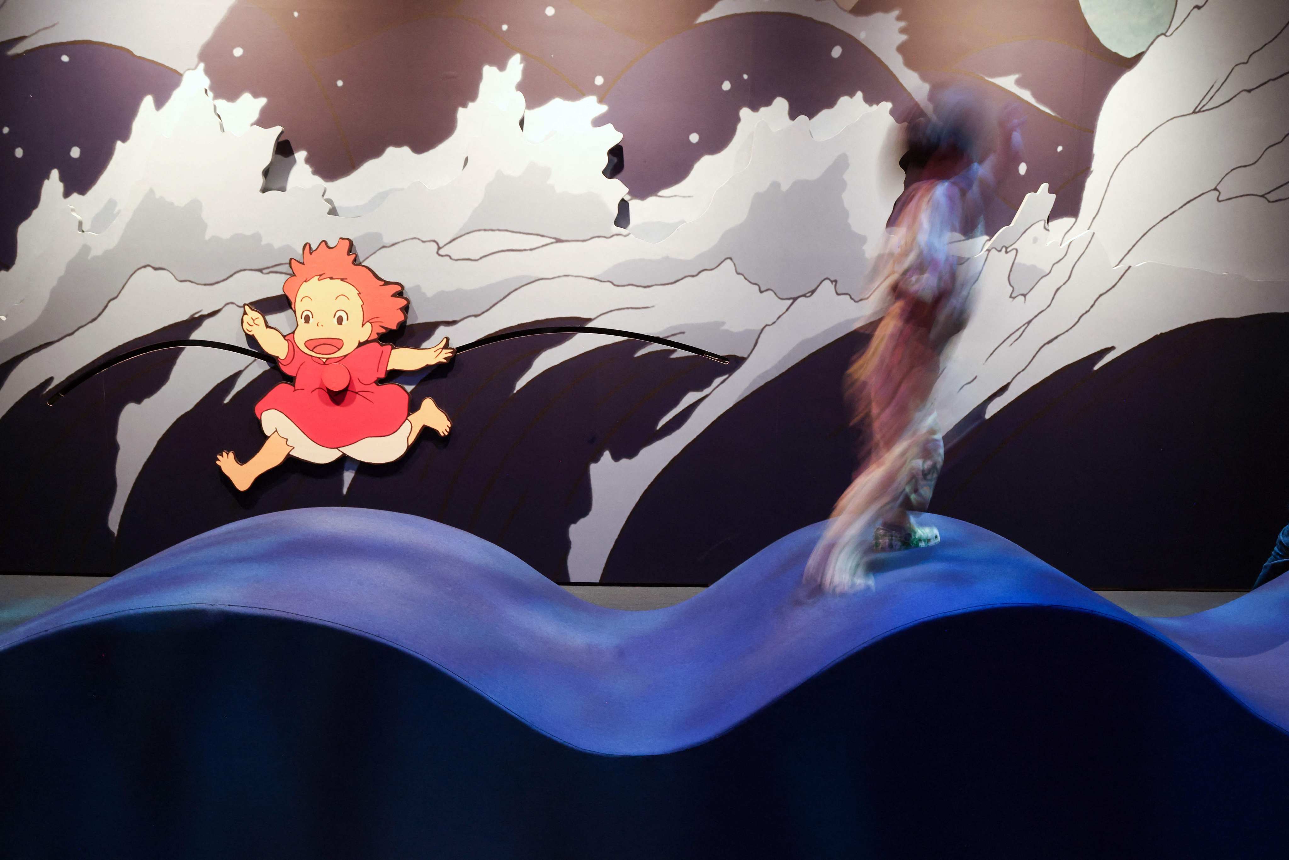 A new exhibition at the Academy Museum of Motion Pictures in Los Angeles journeys into the world of Studio Ghibli’s film ‘Ponyo’. Photo: AFP