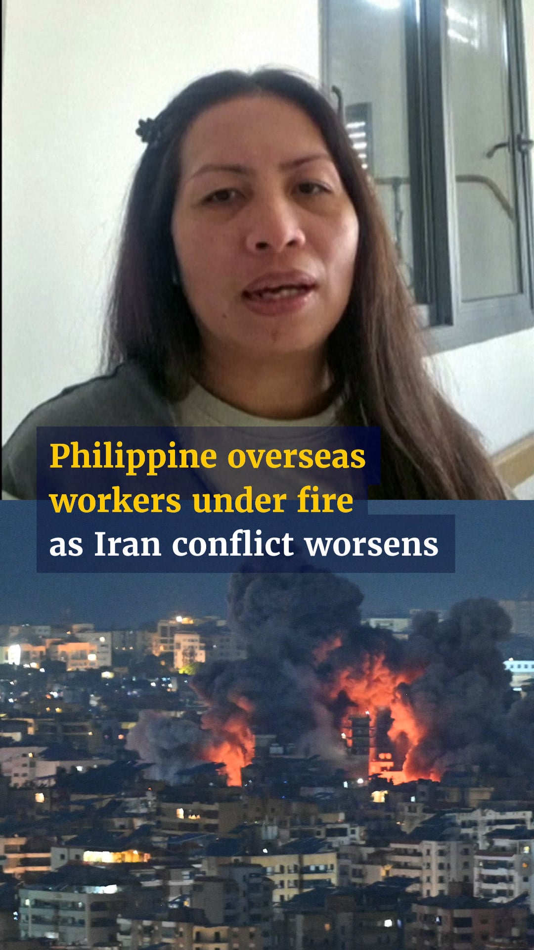Philippine overseas workers are under fire as Iran conflict worsens. Photo: Handout/SCMP Composite