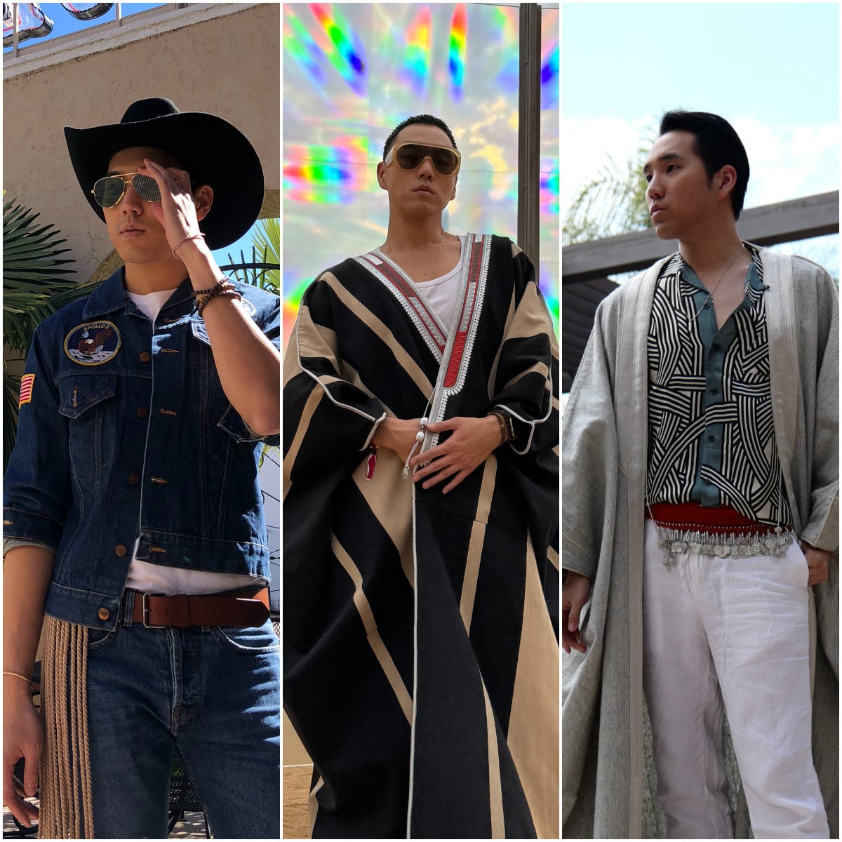 Over the years, Calvin Wang has often returned to perennial favourites like Chanel, as well as showing a taste for adopting and adapting aspects of local dress. Photos: Handout