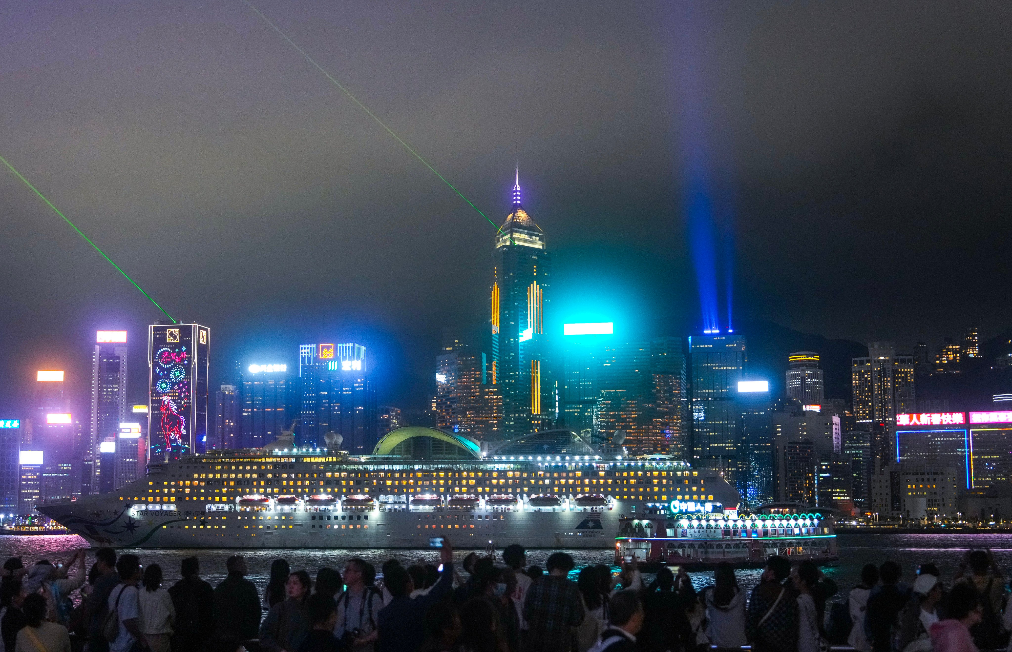 Hong Kong’s “Symphony of Lights” show at Victoria Harbour has been a fixture on its tourism calendar, but a new series of light shows will soon take its place. Photo: Sam Tsang