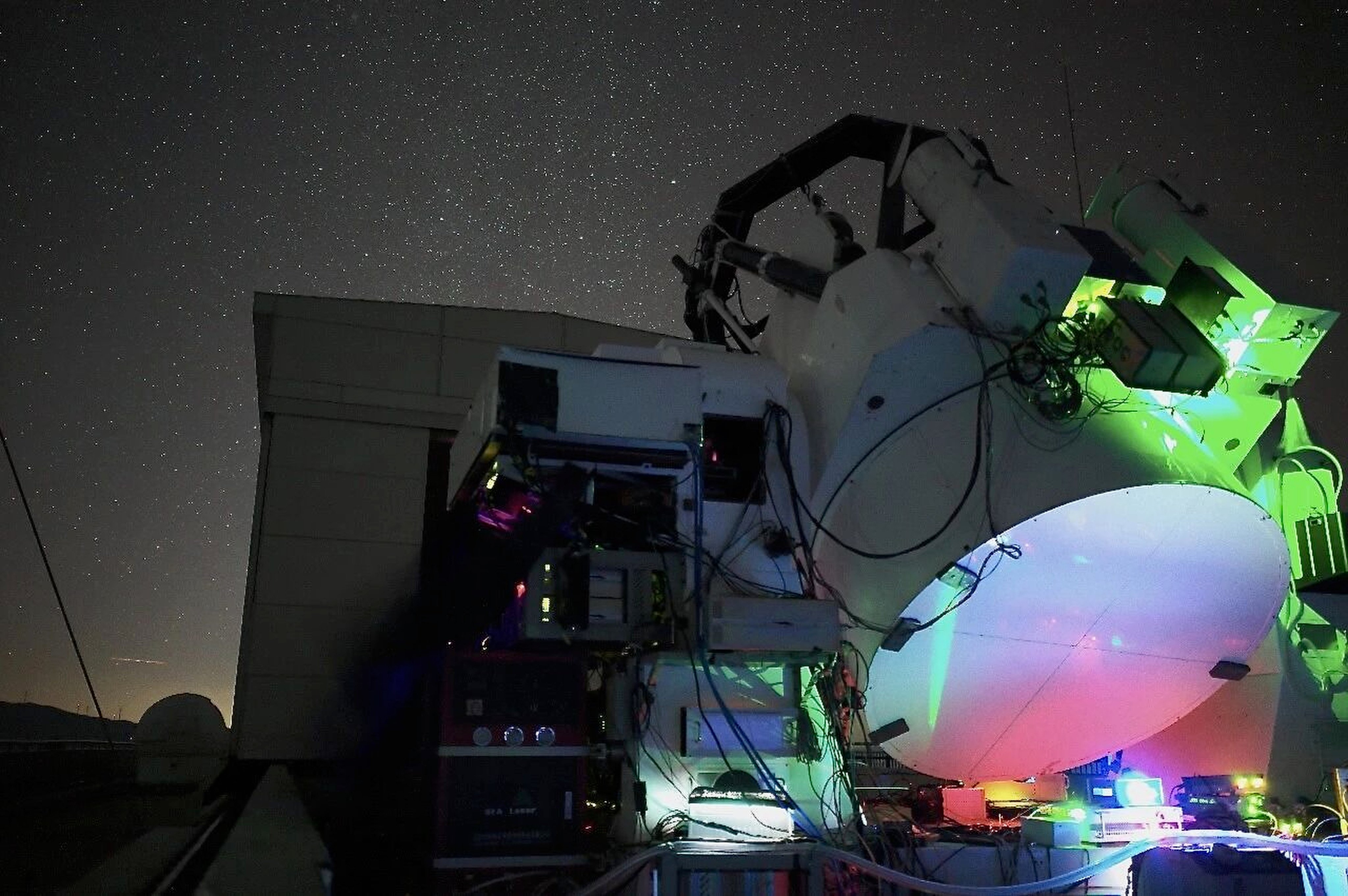 The laser communication ground station at the Gaomeigu Observatory in Yunnan province, southwest China where the experiment was conducted. Photo: Handout