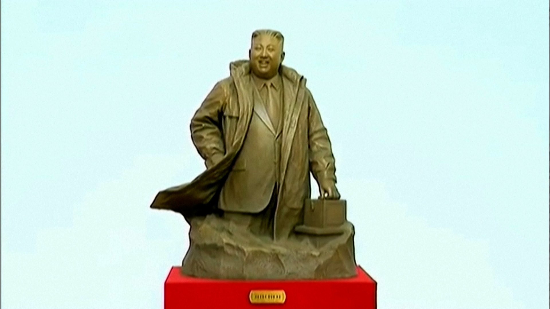 A statue of Kim Jong-un.