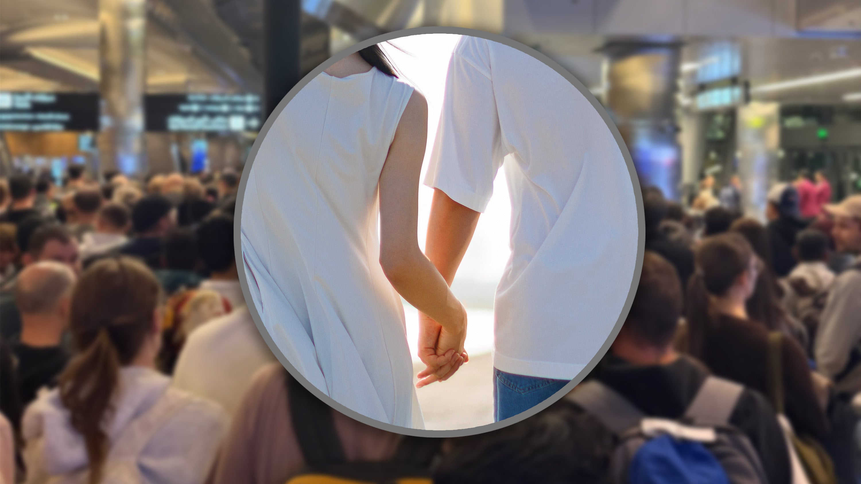 A honeymooning couple from China were separated in Doha after Qatar closed its airspace following US strikes on Iran. Photo: SCMP composite/Shutterstock/X.com