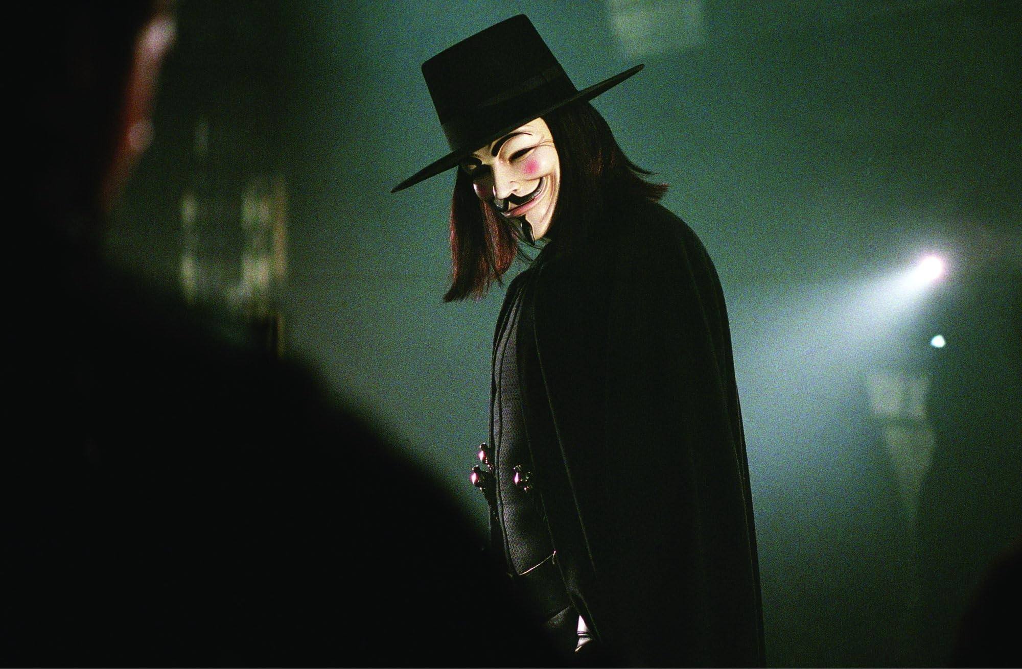Hugo Weaving in a still from V for Vendetta (2005). Photo: Warner Bros. Entertainment Inc.