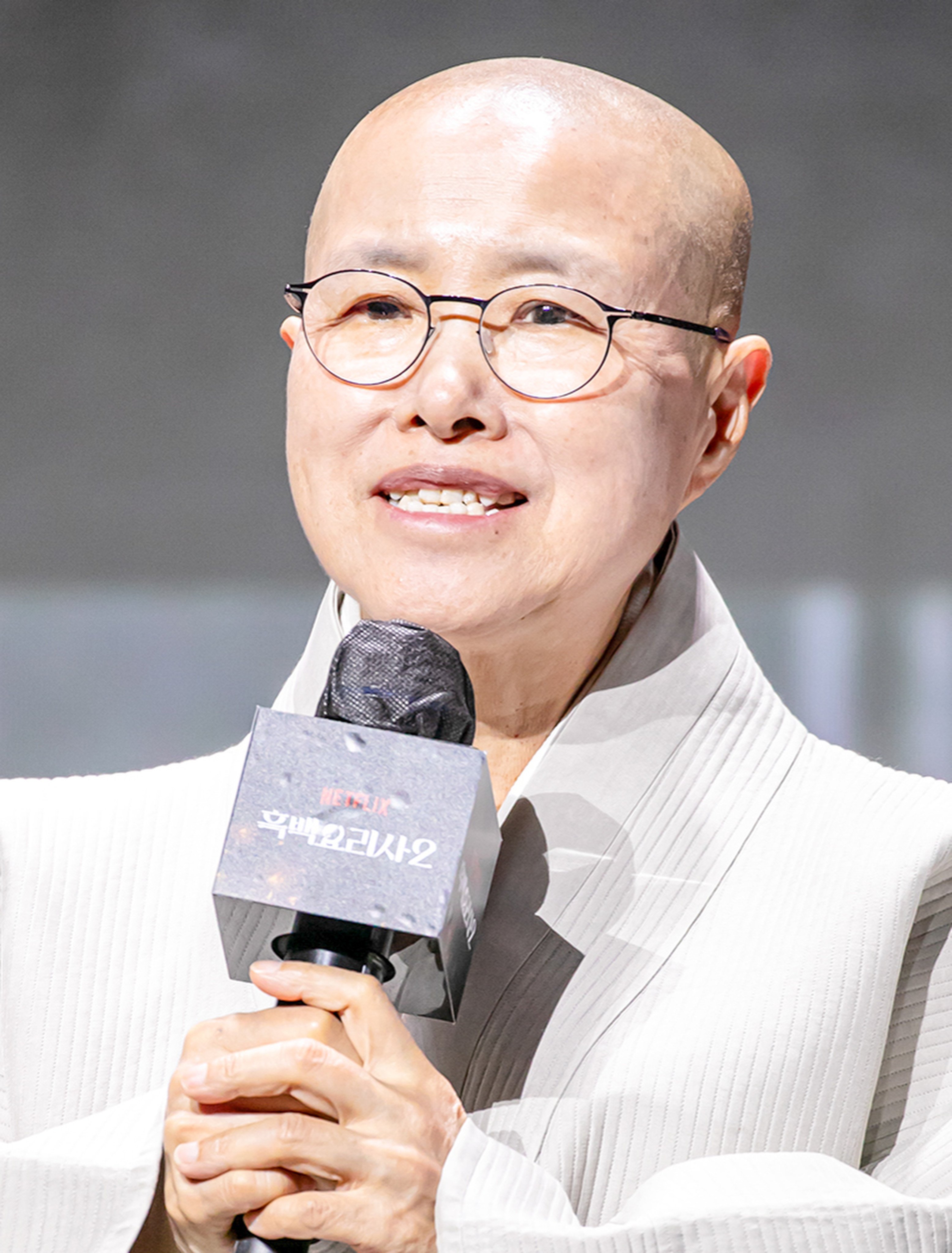 The Venerable Seonjae attends a press conference for the Netflix series Culinary Class Wars: Black and White Chef Season 2 at the JW Marriott Dongdaemun Square Seoul, in South Korea, on December 17, 2025. Photo: Imazins via Getty Images