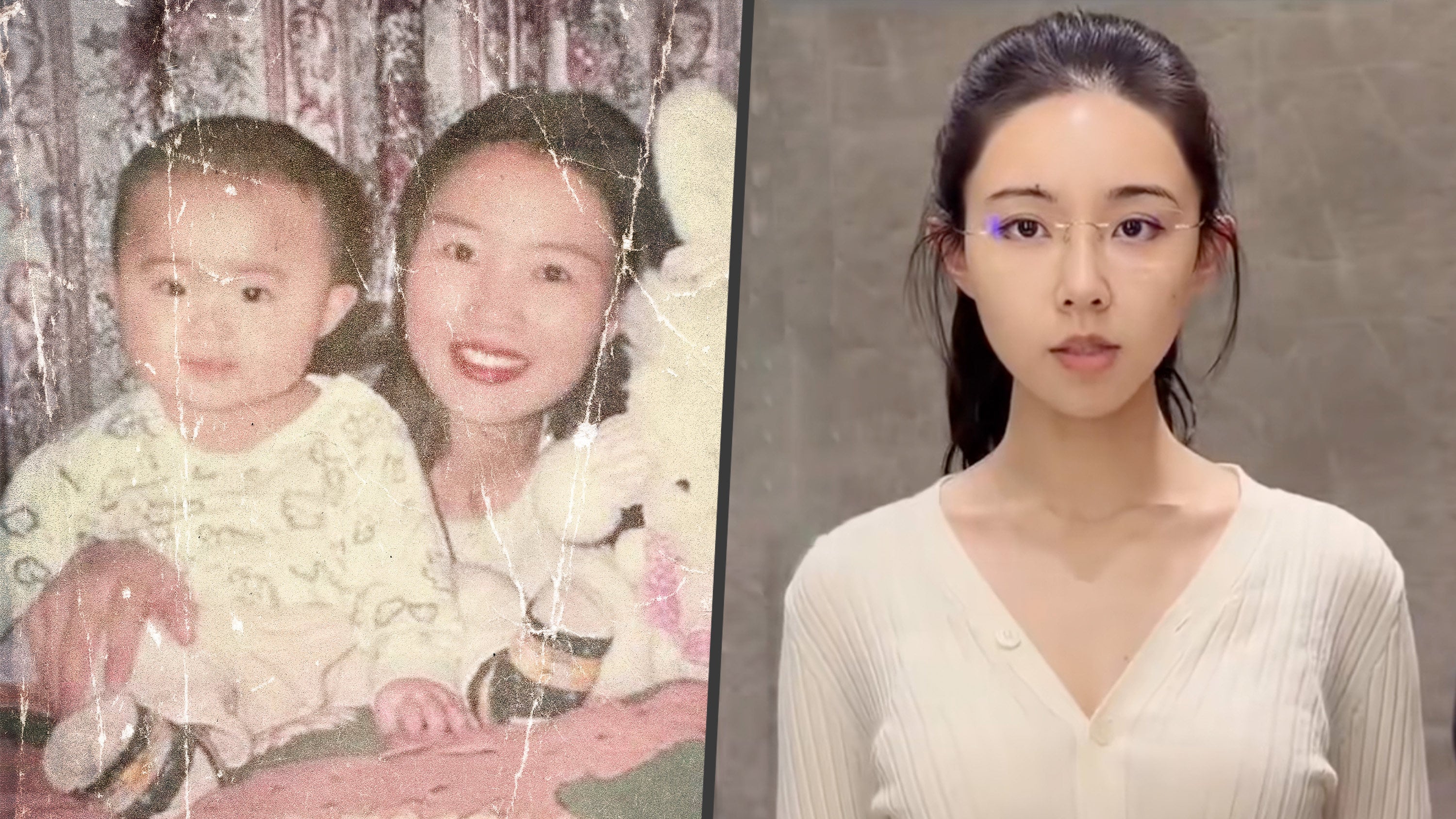 A 27-year-old Chinese woman has  revealed online that after her mother died when she was nine, her maternal uncle had his wife impersonate her to marry him and inherit her properties. Photo: SCMP composite/Douyin