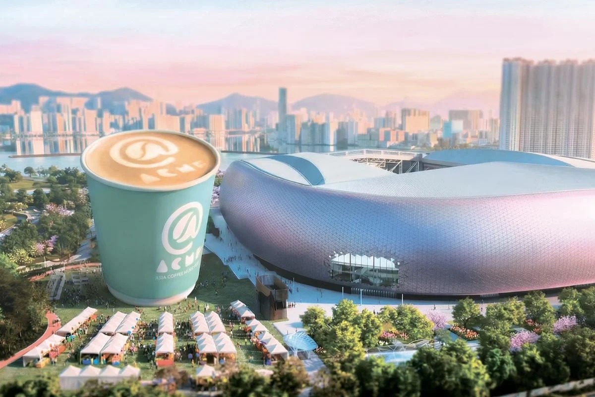 A promotional image for Hong Kong’s Asia Coffee Music Fest, which will be held at Kai Tak Sports Park from March 6 to 8. Photo: Asia Coffee Music Fest