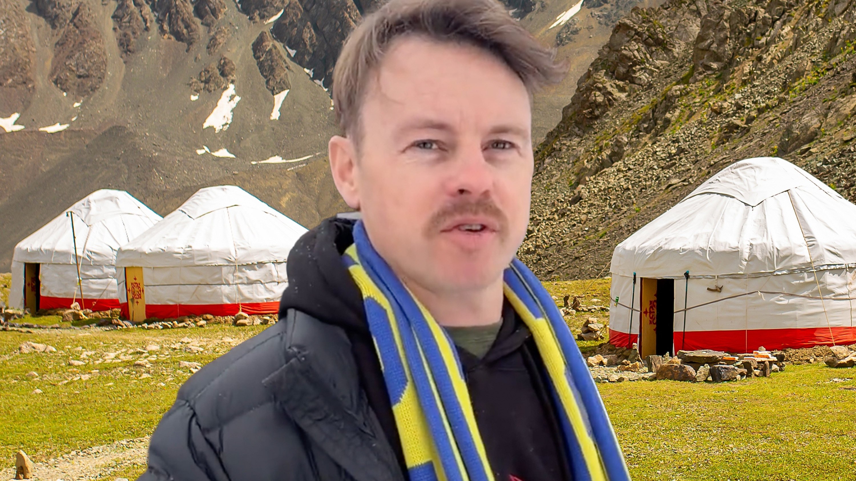 A Swedish man has lived in the cold city of Yakeshi, Inner Mongolia, for two decades, running a leading ice surface vehicle testing facility.  Photo: SCMP composite/Shutterstock/Douyin