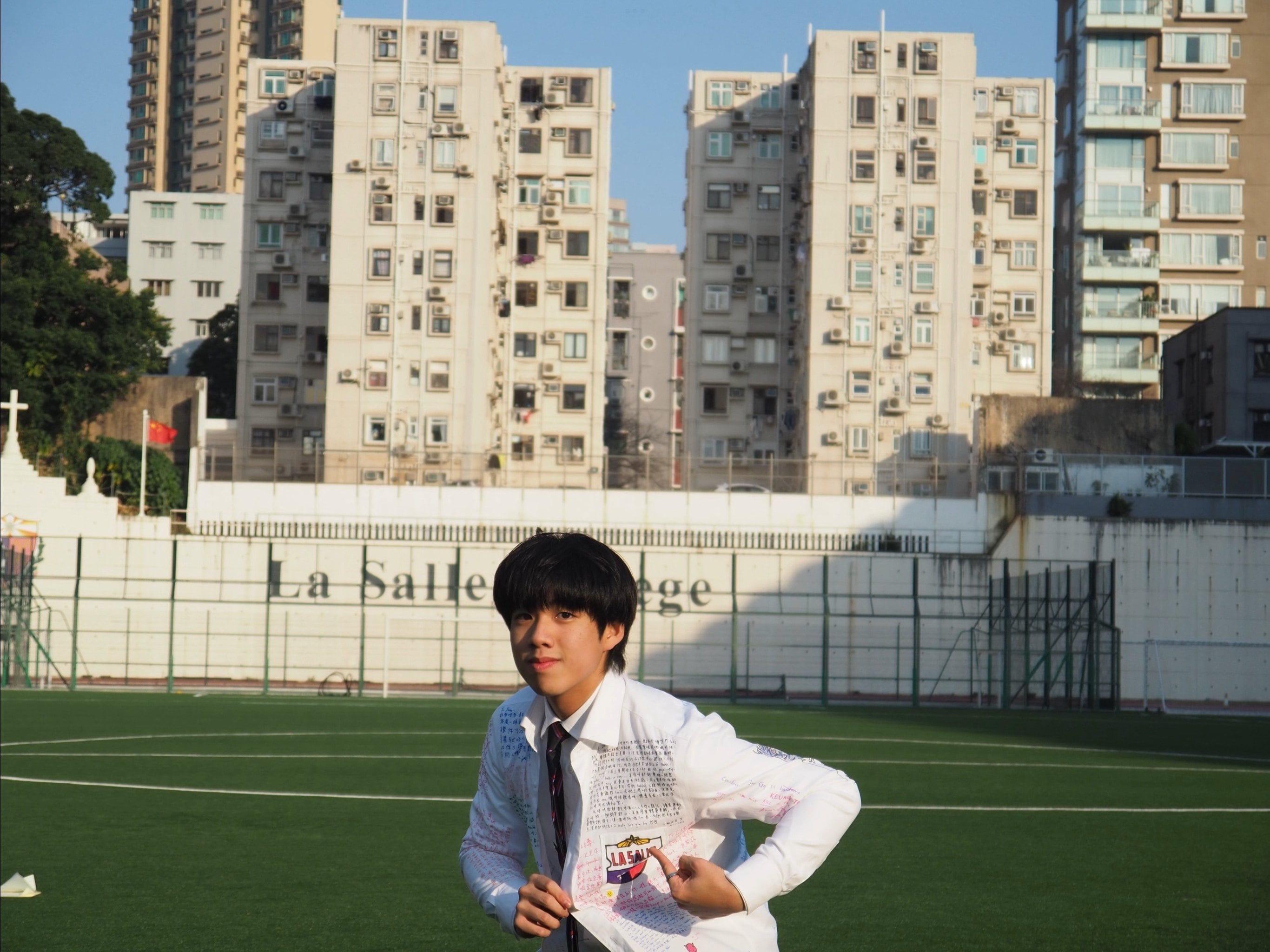 Jun Hung Kwan-kei graduated from La Salle College. Photo: Handout