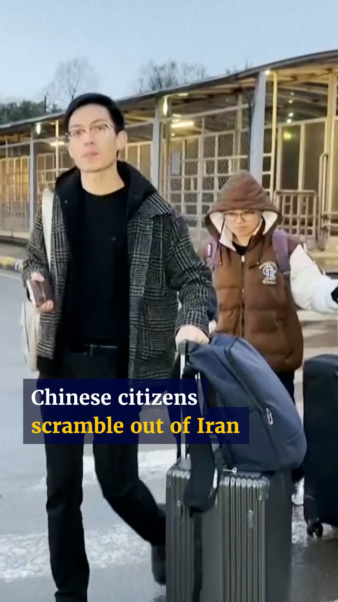 Chinese citizens scramble out of Iran. Photo: Handout/SCMP Composite