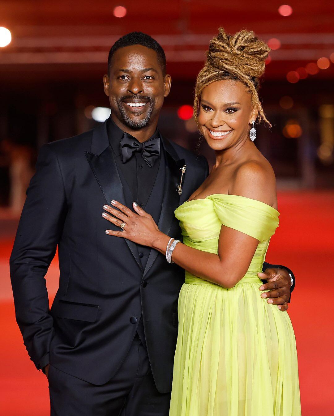 Sterling K. Brown and Ryan Michelle Bathé have been together for years. Photo: @wedontalwaysagreepodcast/Instagram