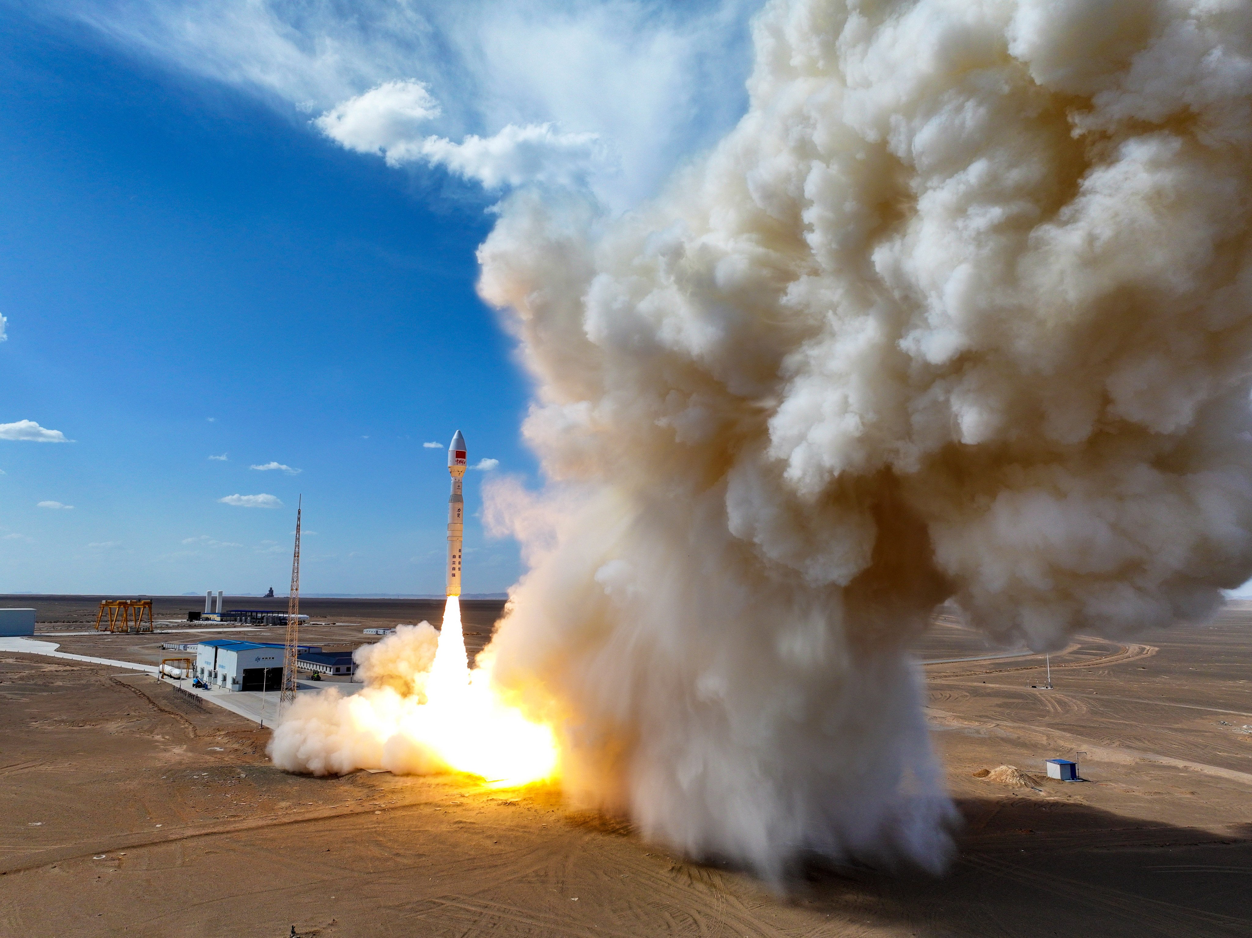 Beijing’s draft budget announcement shows it is positioning frontiers such as satellite internet, future energy and brain-computer interfaces as China’s future industries. Photo: Xinhua