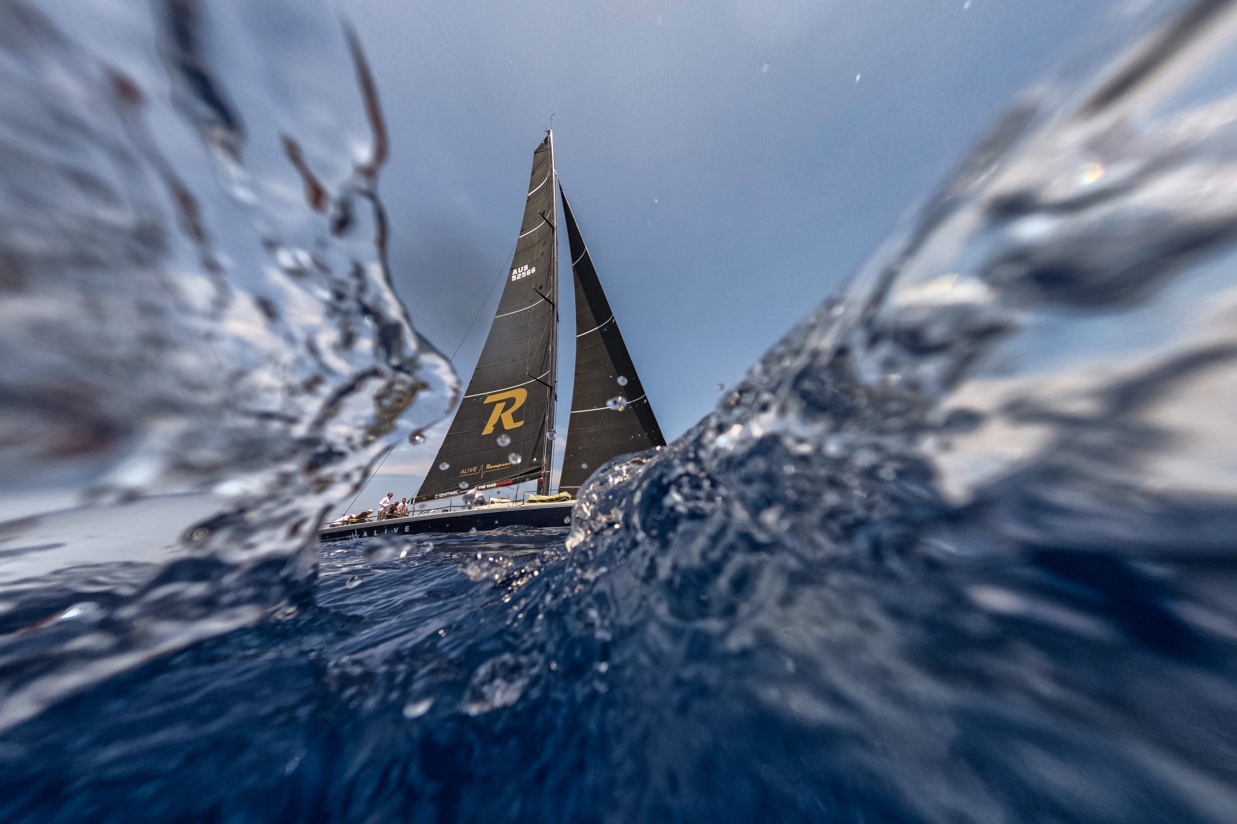 Team Alive-Rampage finished comfortably ahead of the fleet in the 2026 race to Subic Bay. Photo: Rolex