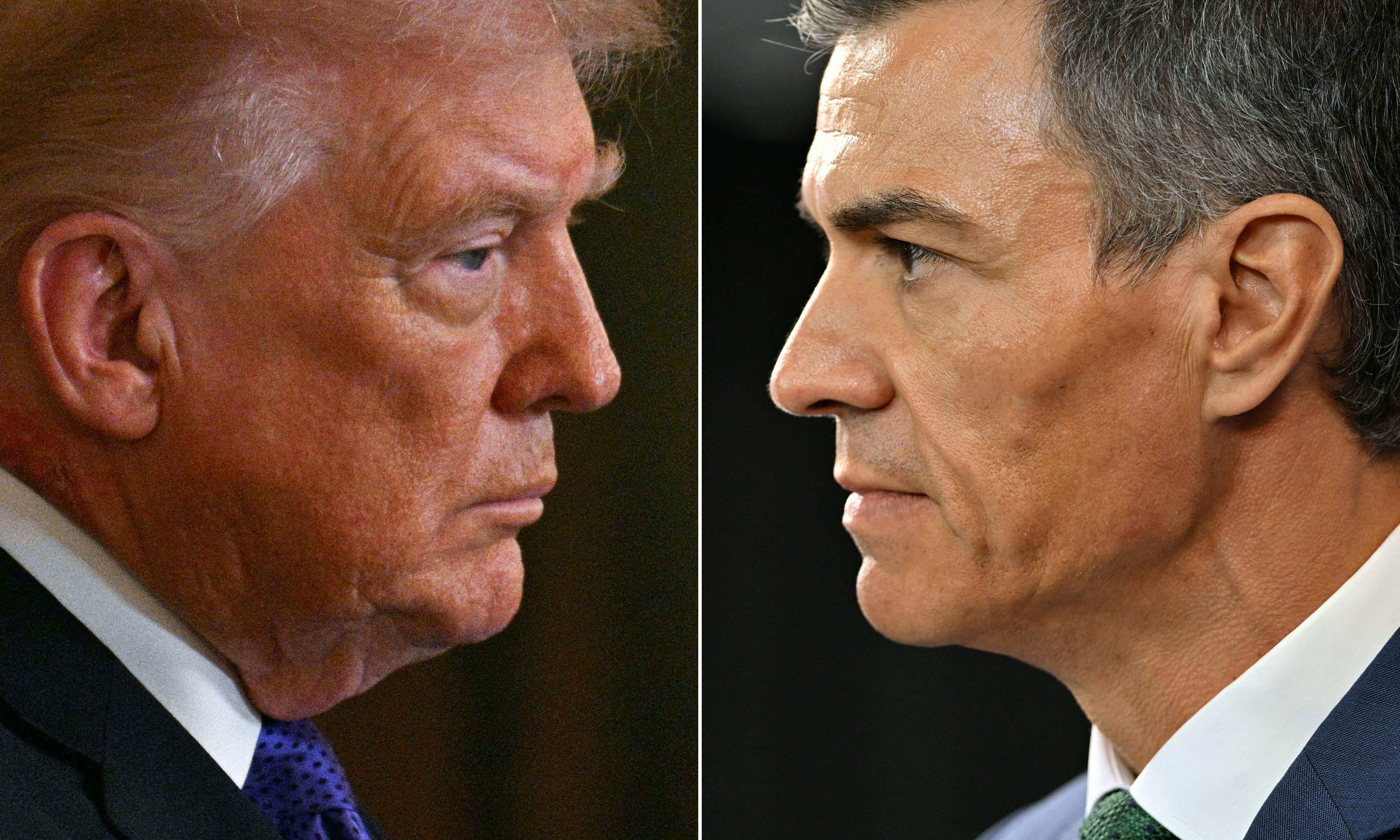 Spain’s Pedro Sanchez has once again emerged as Europe’s most consistently vocal critic of US President Donald Trump. Photo: AFP