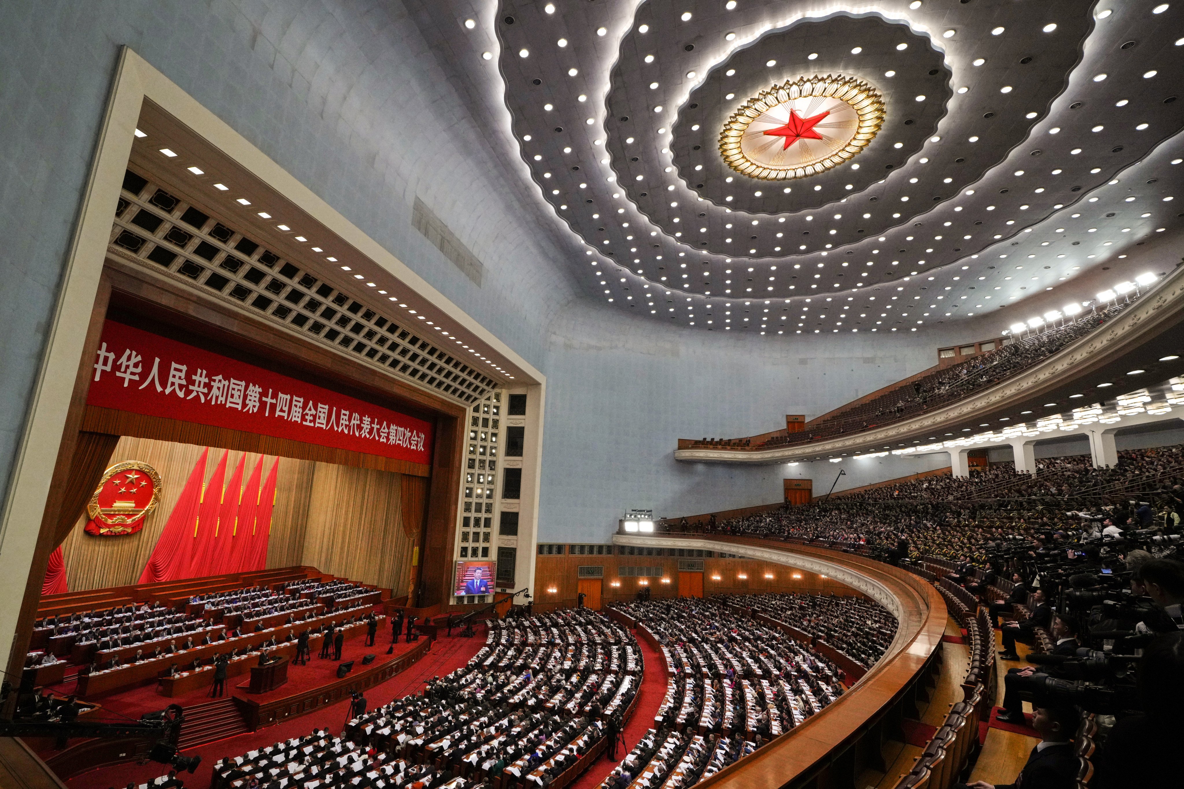 China’s top legislators and political advisers have gathered in Beijing for the annual “two sessions” meetings. Photo: AP