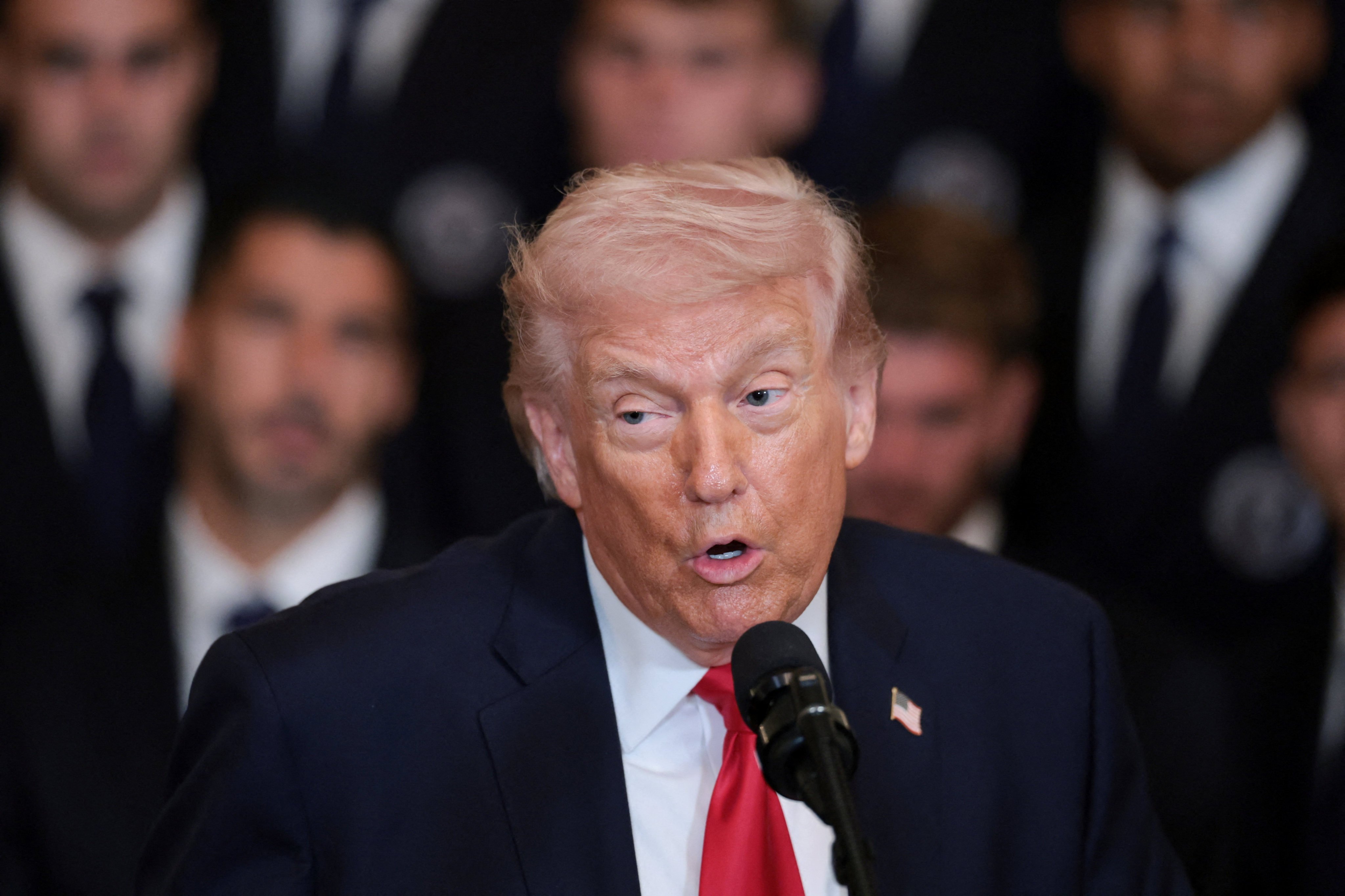 US President Donald Trump at the White House on Thursday. Photo: Reuters