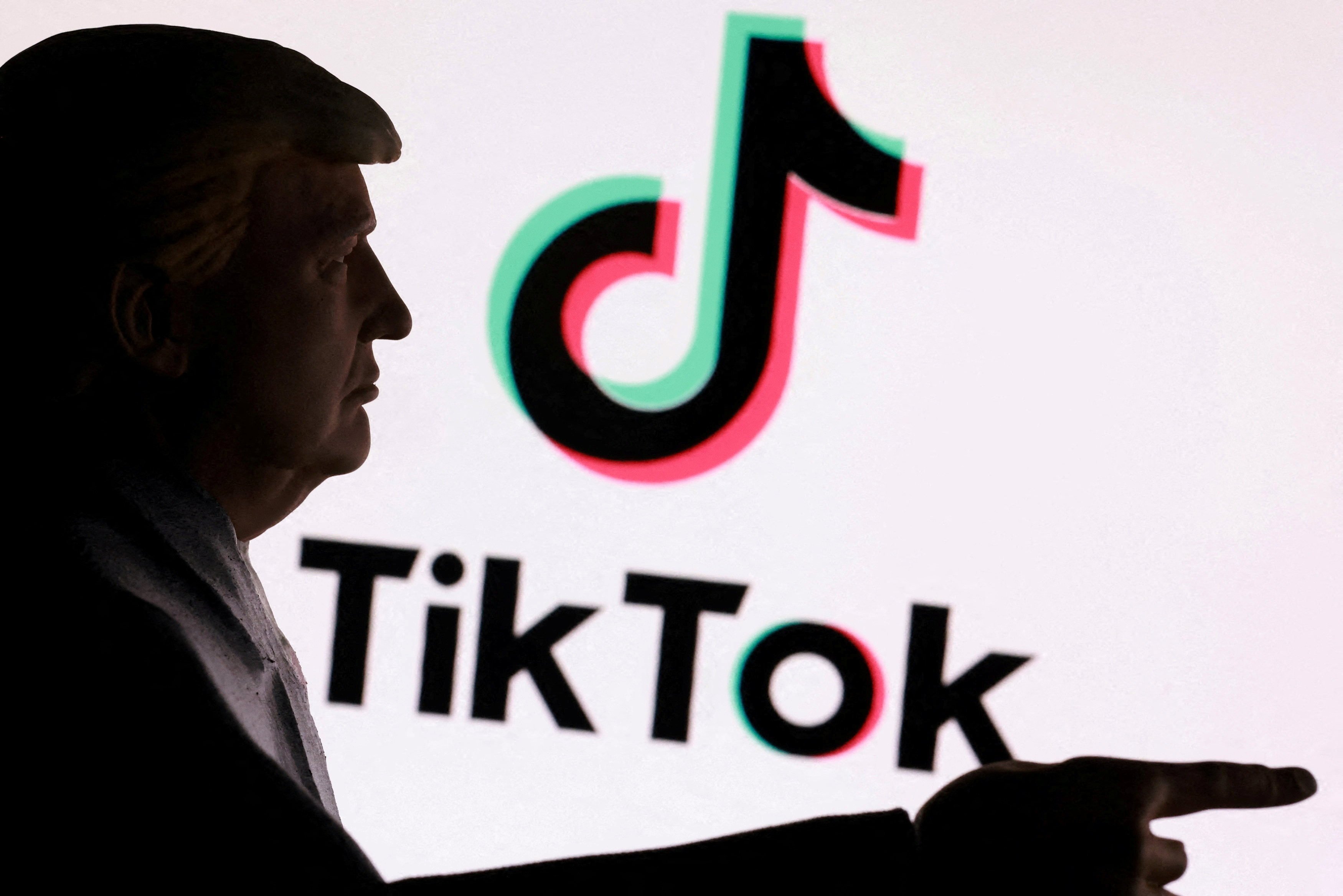 The lawsuit argues that US President Donald Trump’s approval of the TikTok deal violates requirements ​set out in a 2024 divestiture law. Photo illustration: Reuters