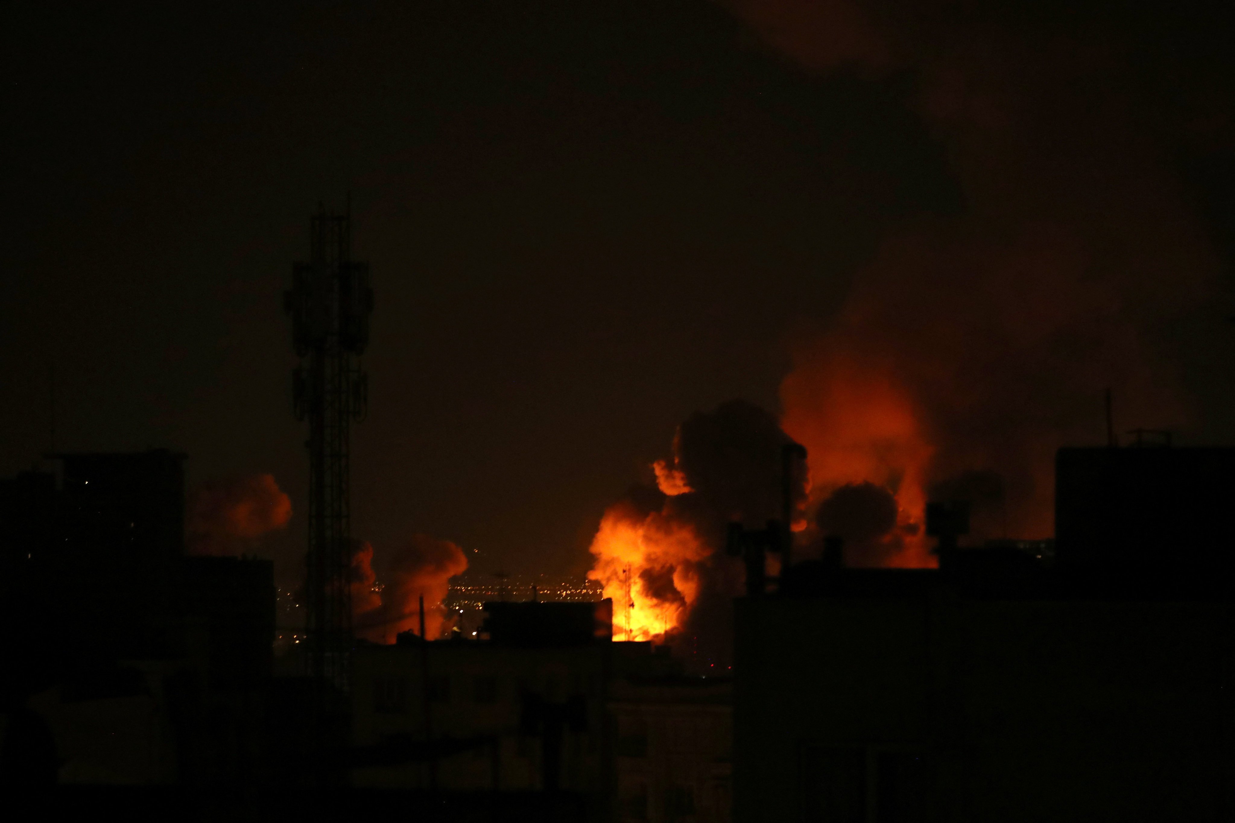 Smoke rises following another explosion in Tehran on Friday, after more Israel air strikes. Photo: via Reuters