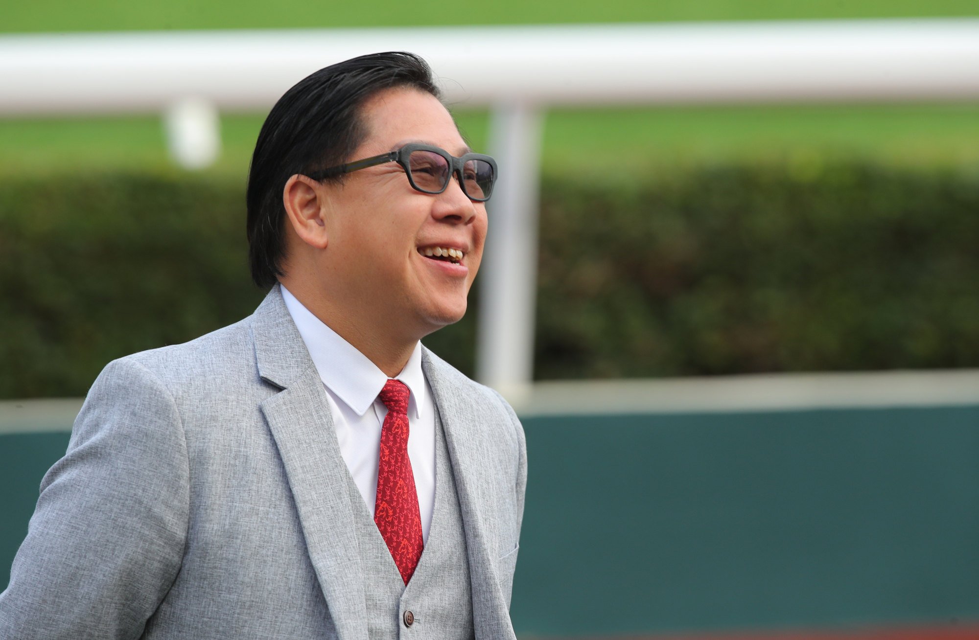 All smiles for Dennis Yip after Fast Network’s success.