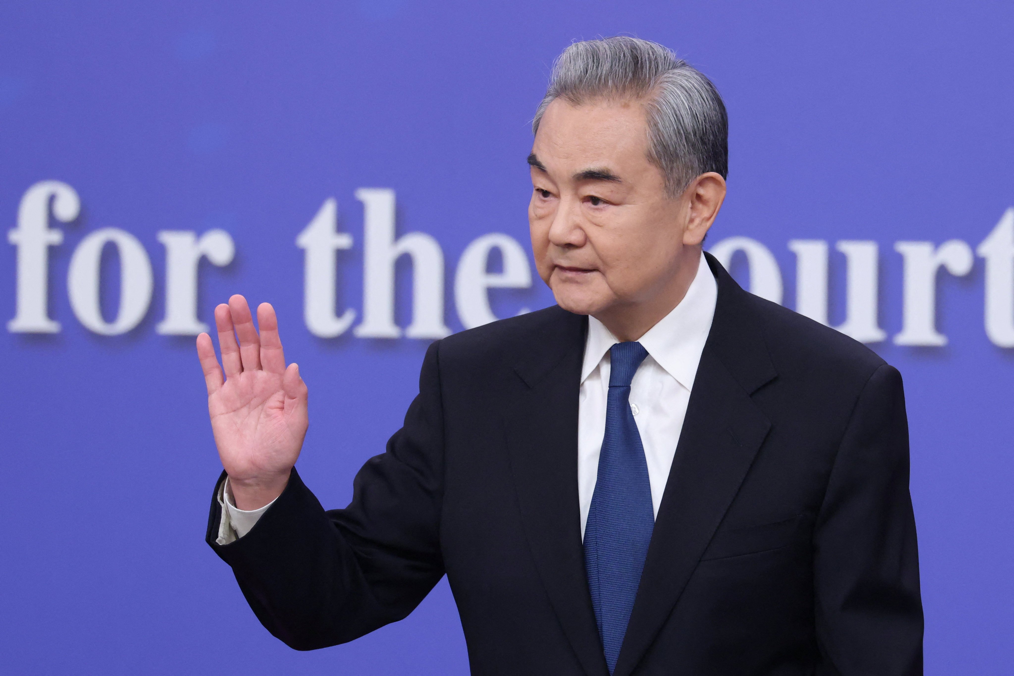Wang Yi is expected to answer questions on issues such as the Middle East, the South China Sea, Japan and the Ukraine war. Photo: Reuters
