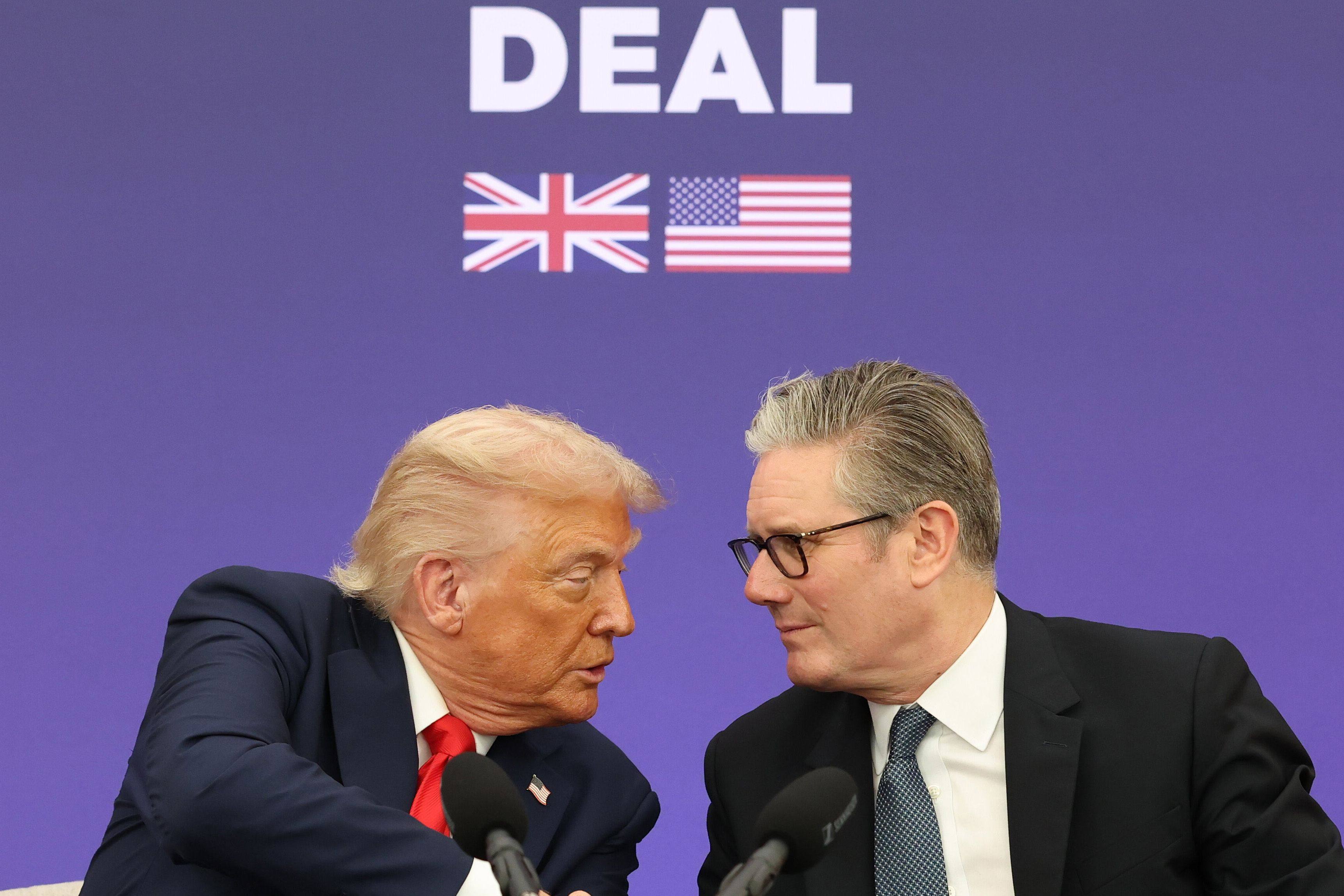US President Donald Trump and British Prime Minister Keir Starmer in September 2025. Photo: No 10 Downing Street via dpa