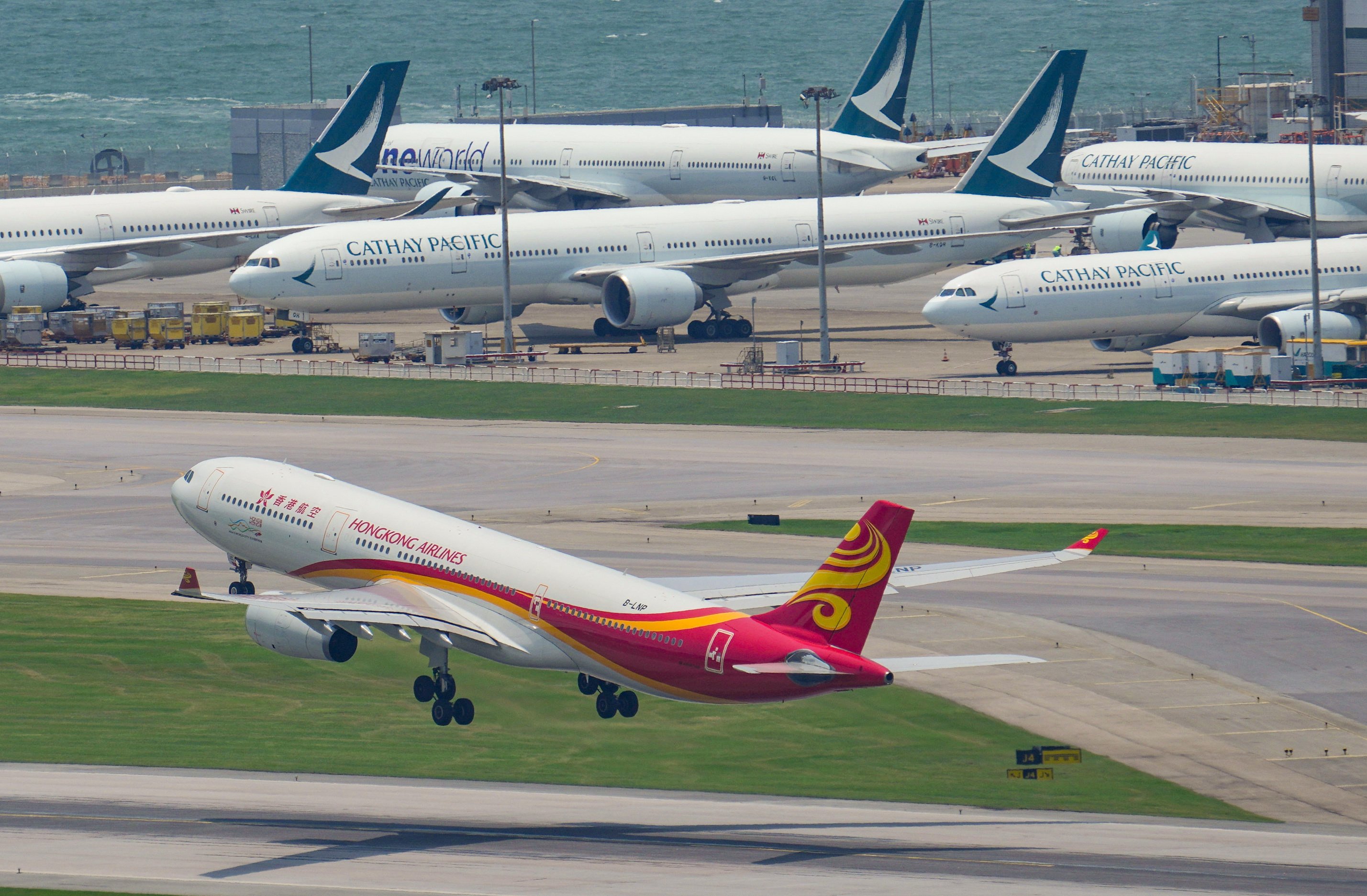 Hong Kong Airlines will raise its fuel surcharges by up to 35.2 per cent amid soaring oil prices driven by conflicts in the Middle East. Photo: May Tse