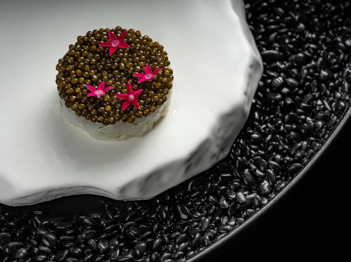 Deep-sea scampi tartare at The Bay by Chef Fai at the Mandarin Oriental, Shenzhen, in China’s Guangdong province. Photo: The Bay by Chef Fai