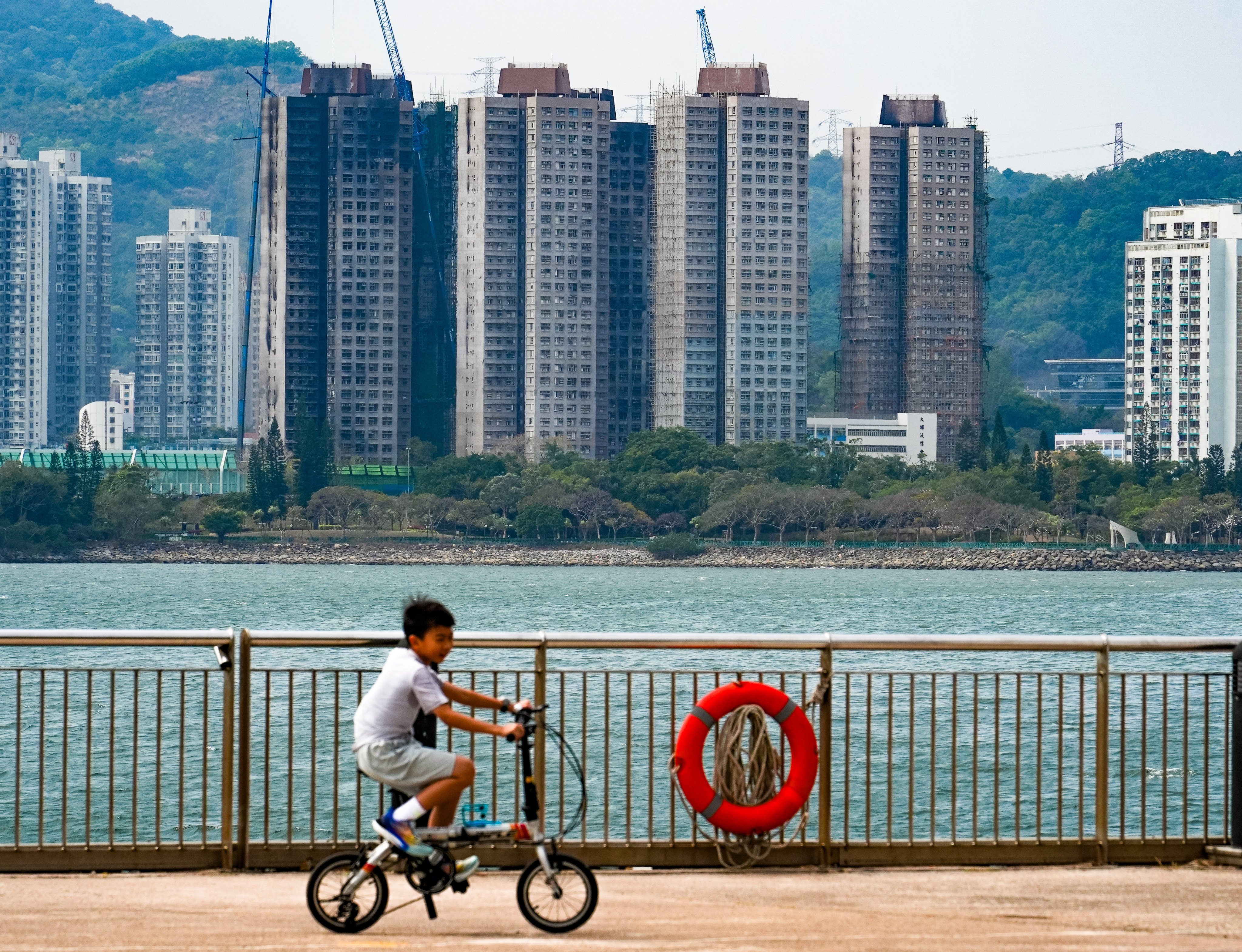 Wang Fuk Court in Tai Po after the deadly blaze. Photo: Eugene Lee