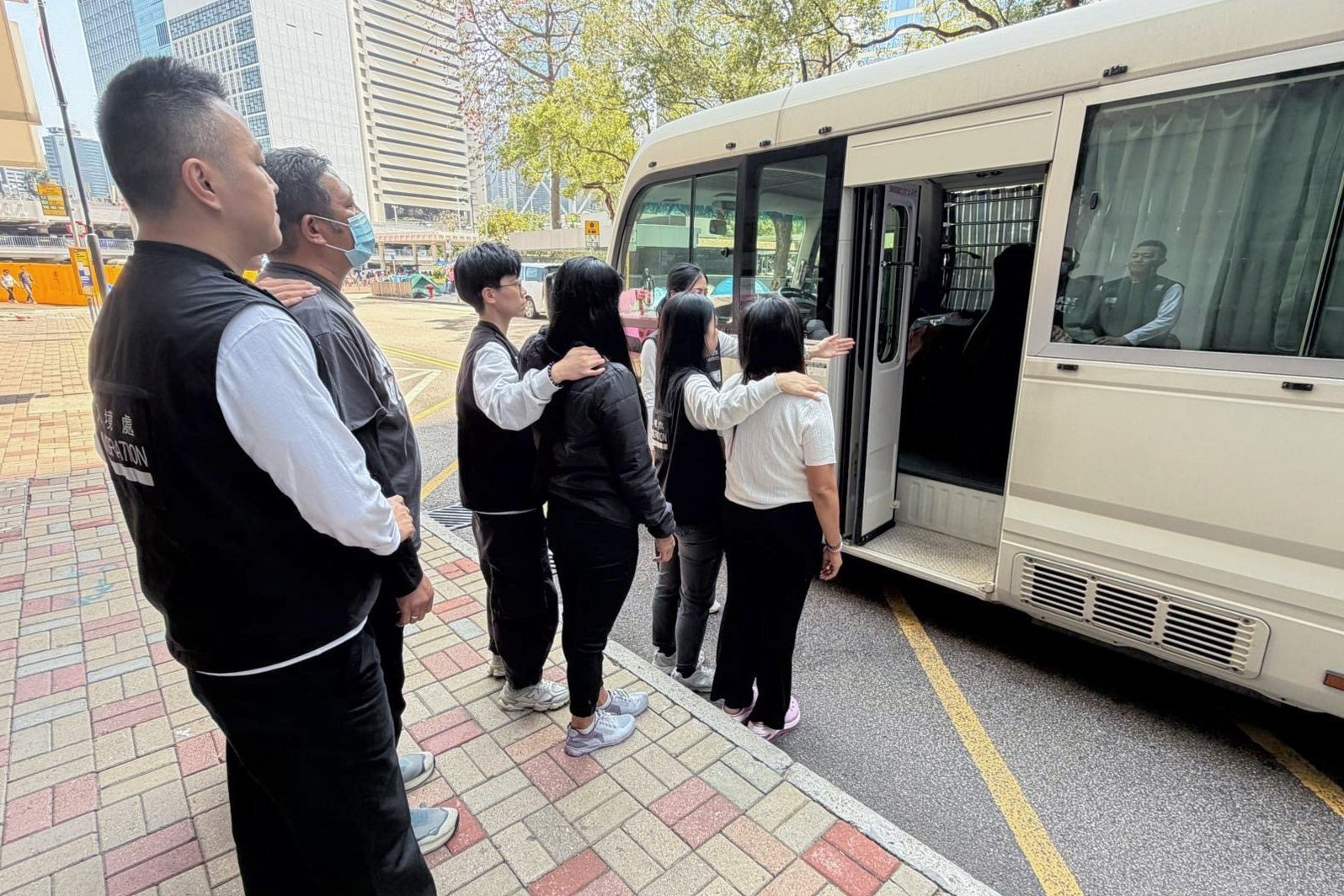 The Immigration Department carried out a three-day operation across the city. Photo: Handout