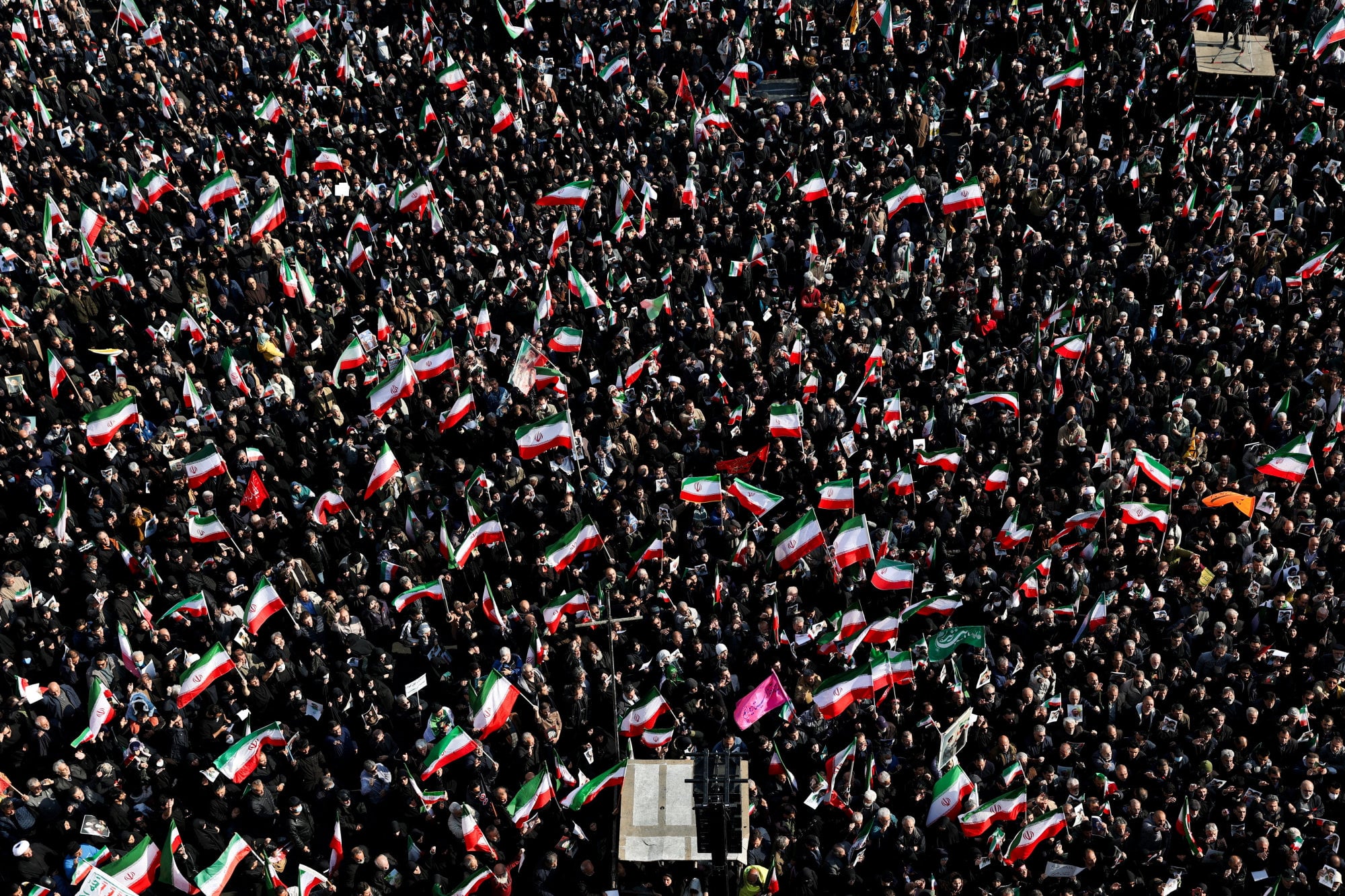 People attend a gathering in Tehran on Monday to support Iran’s new Supreme leader Mojtaba Khamenei. Photo: West Asia News Agency via Reuters People attend a gathering in Tehran on Monday to support Iran’s new Supreme leader Mojtaba Khamenei. Photo: West Asia News Agency via Reuters