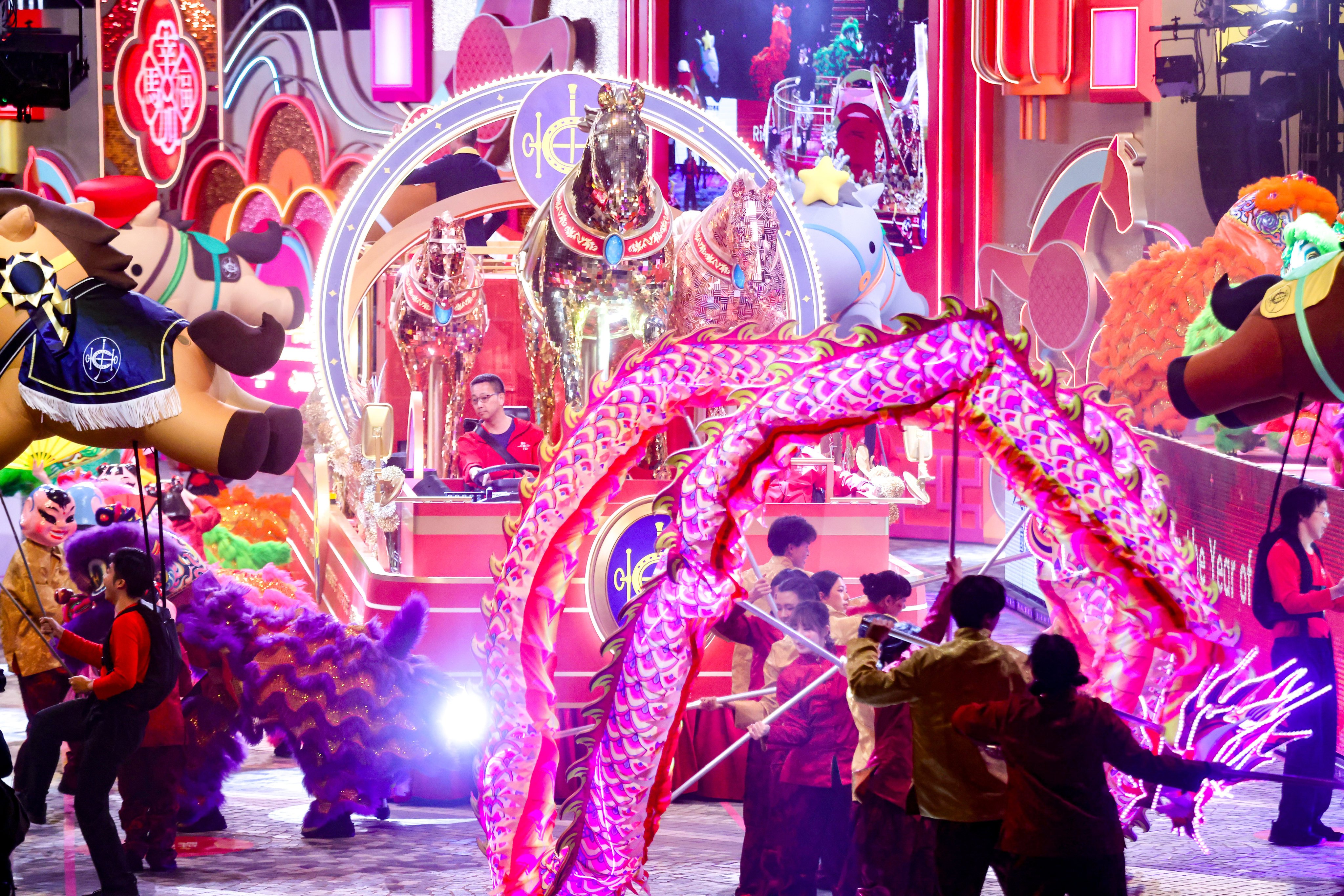 The annual Cathay International Chinese New Year Night Parade, organised by the Tourism Board in Tsim Sha Tsui, is a fun way for Hongkongers to celebrate the festival. Photo: Jonathan Wong