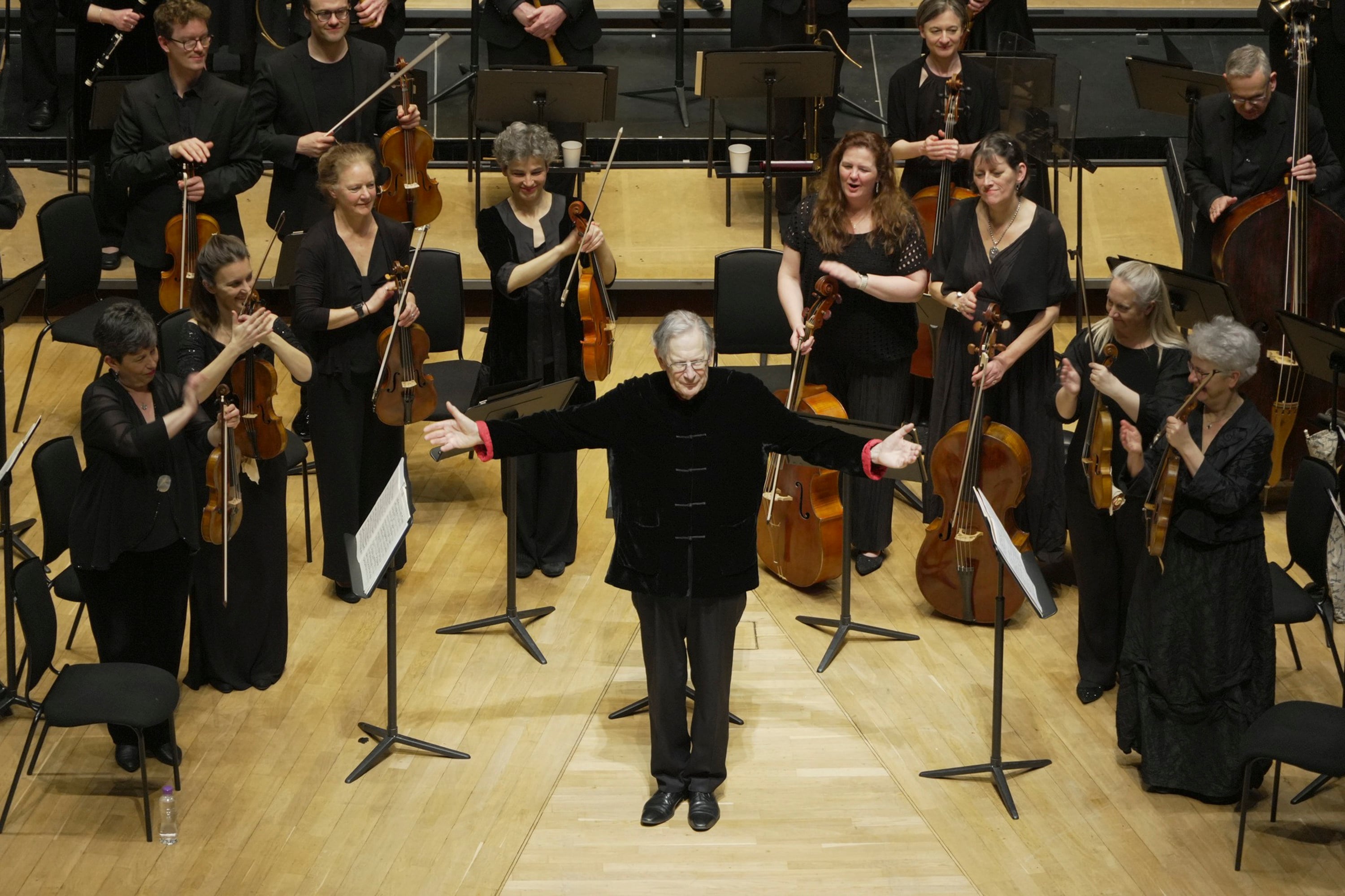 Sir John Eliot Gardiner and his Constellation Choir and Orchestra performed two Mozart works at the Hong Kong Arts Festival on March 6. This was the Hong Kong debut of Gardiner’s new ensemble, founded in 2024. Photo: Hong Kong Arts Festival