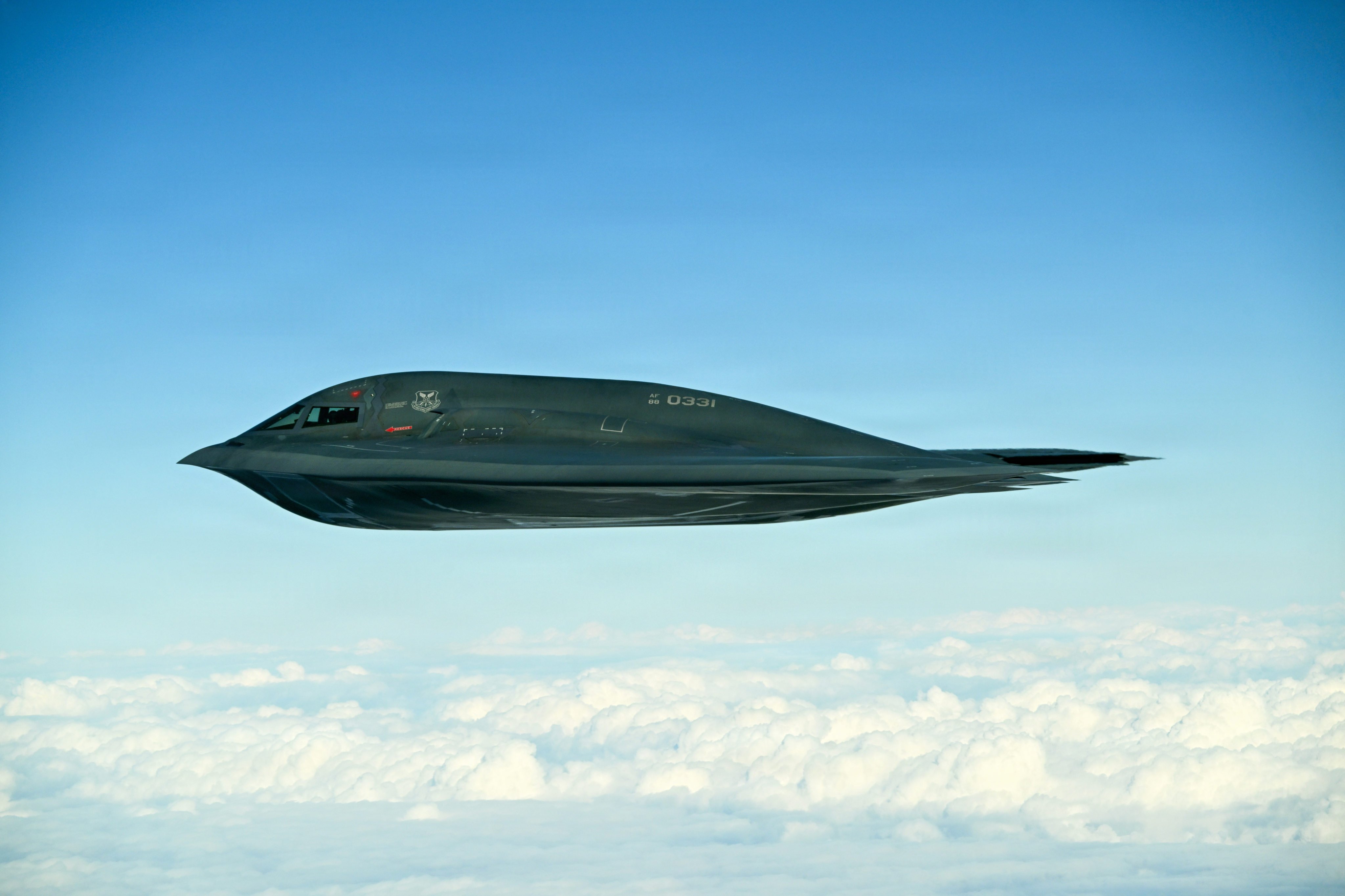 A United States Air Force B-2 stealth strategic bomber. Photo: Handout