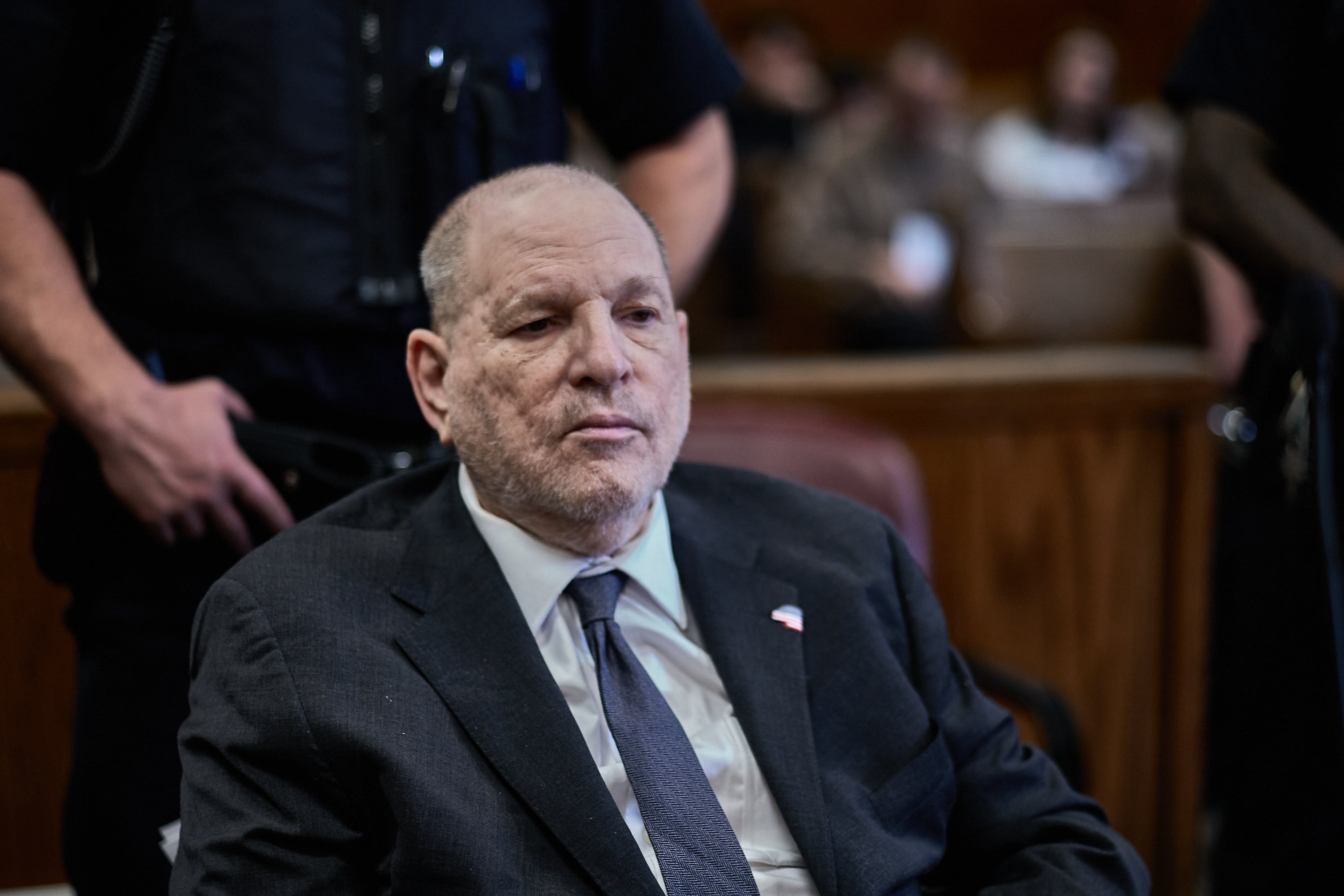 Harvey Weinstein in court in New York earlier this month. Photo: AP