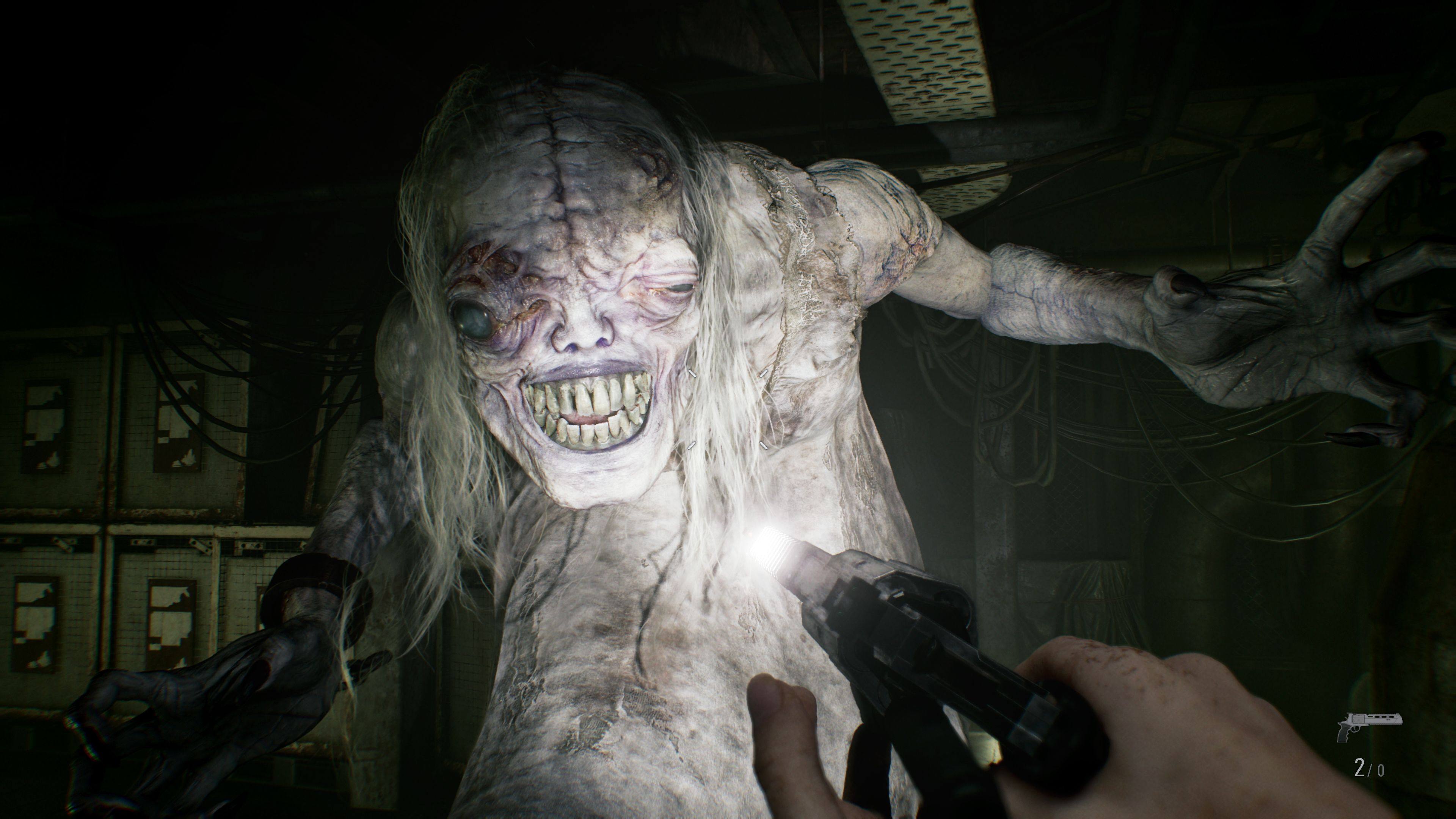 One of the many terrifying monsters in Resident Evil: Requiem, available for PC, PlayStation 5, Xbox Series X/S and Nintendo Switch 2. Photo: Capcom/dpa